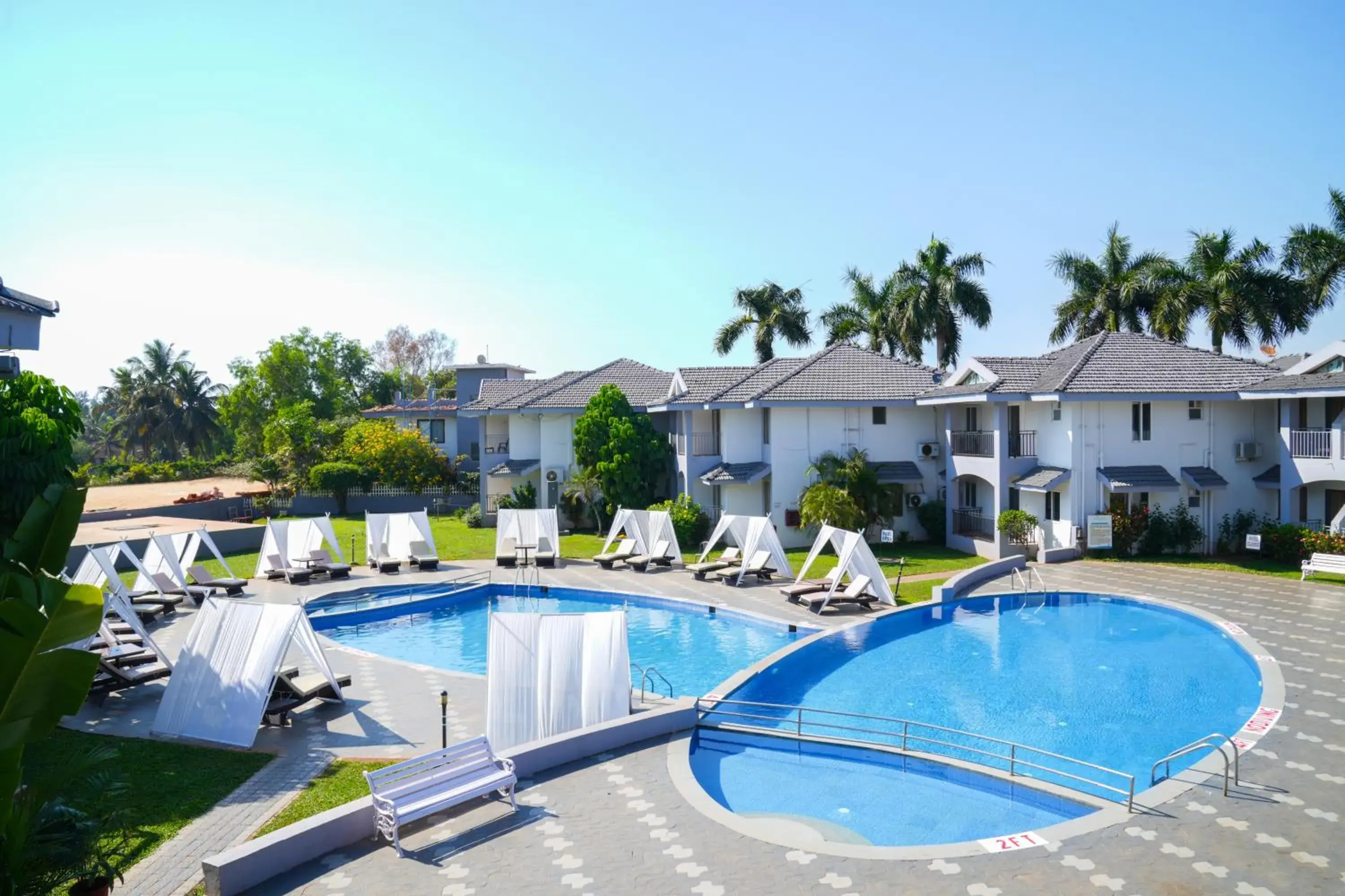 Pool view in Regenta Baywatch Resort, Goa Pool view in Regenta Baywatch Resort, Goa