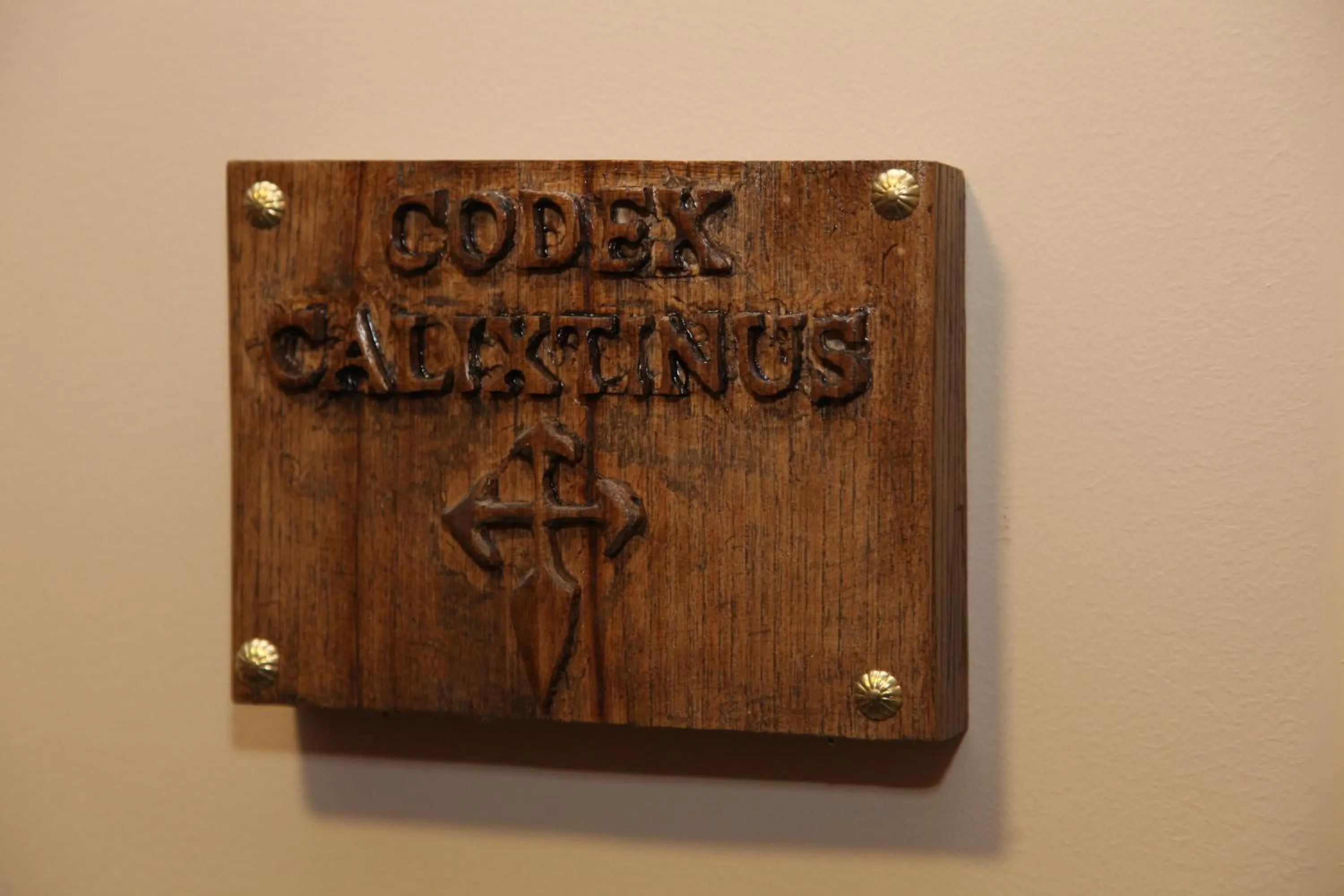 Logo/Certificate/Sign in Albergue San Anton