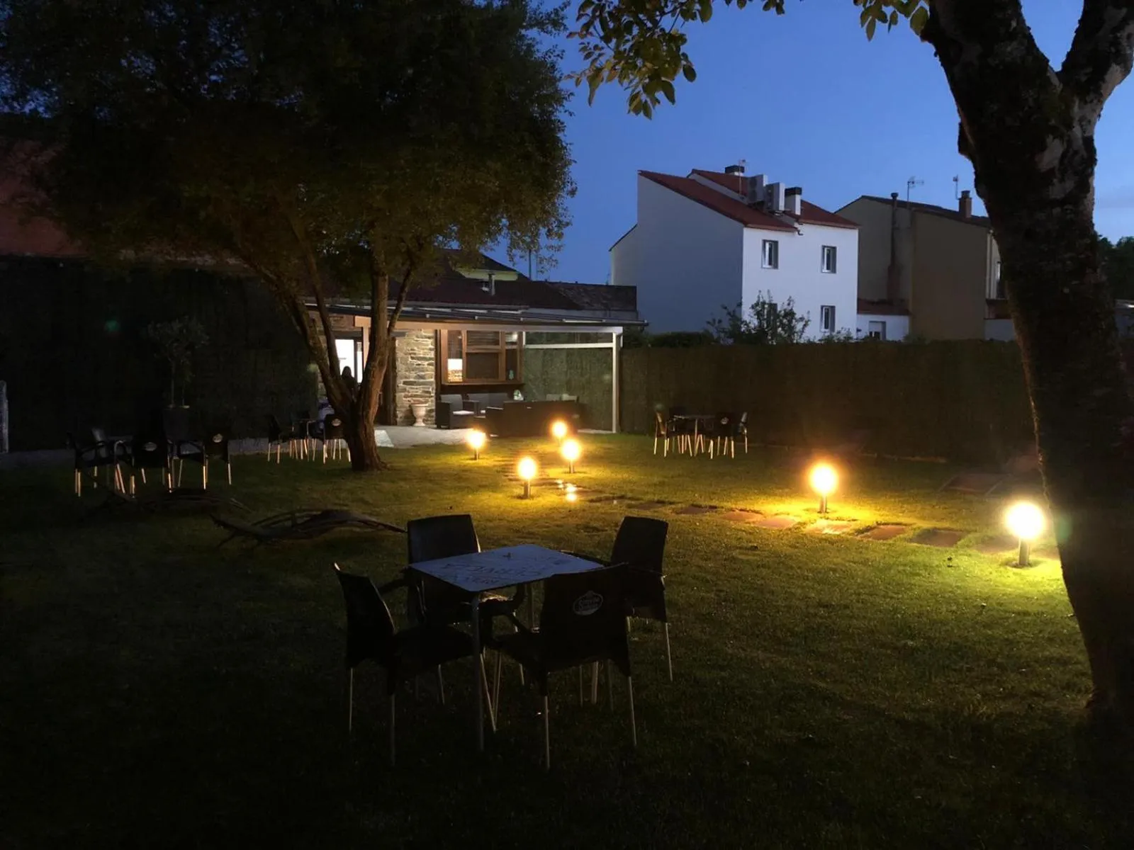 Patio in Albergue San Anton