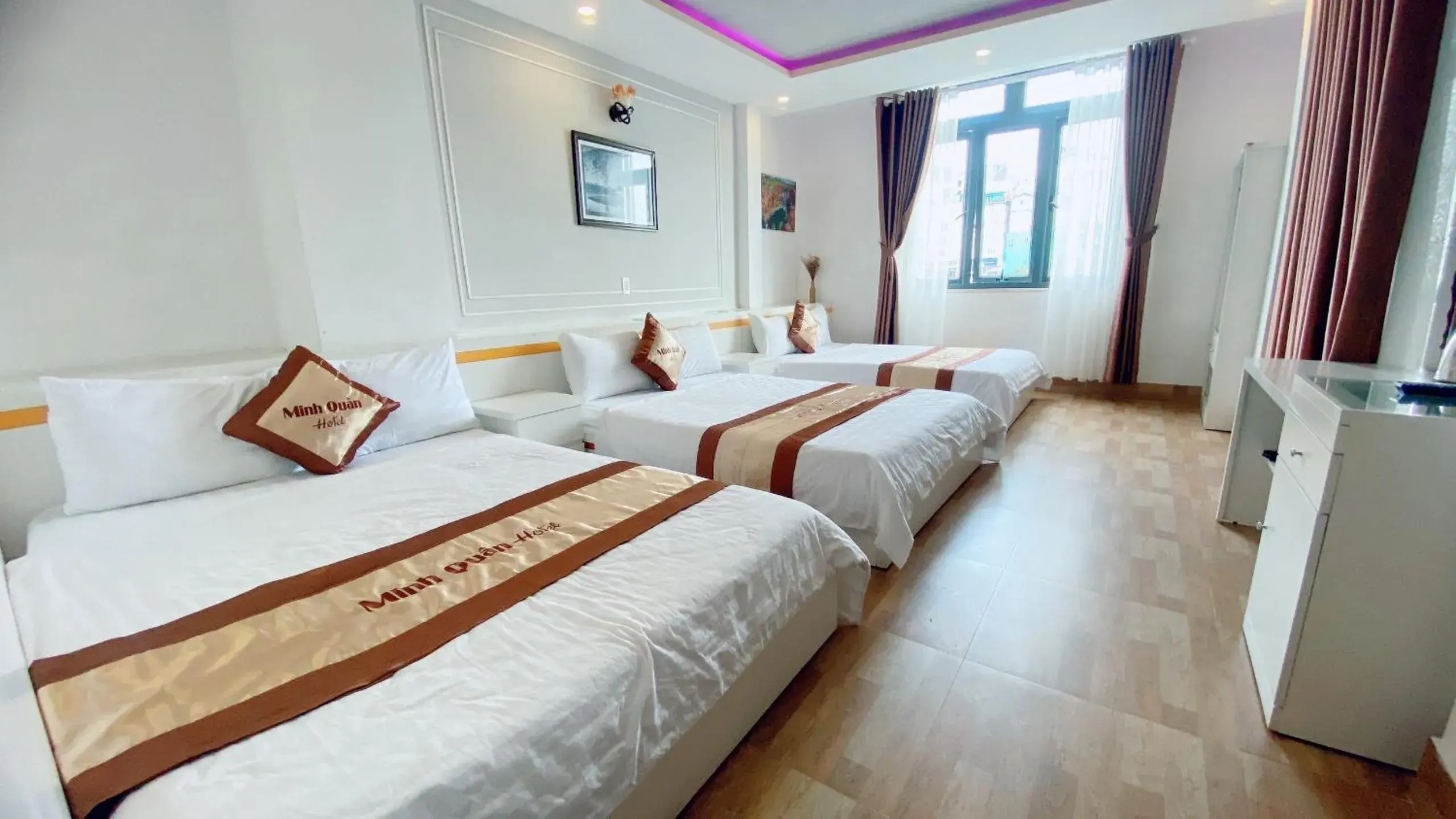 Bedroom, Bed in Minh Quan Hotel Bedroom, Bed in Minh Quan Hotel