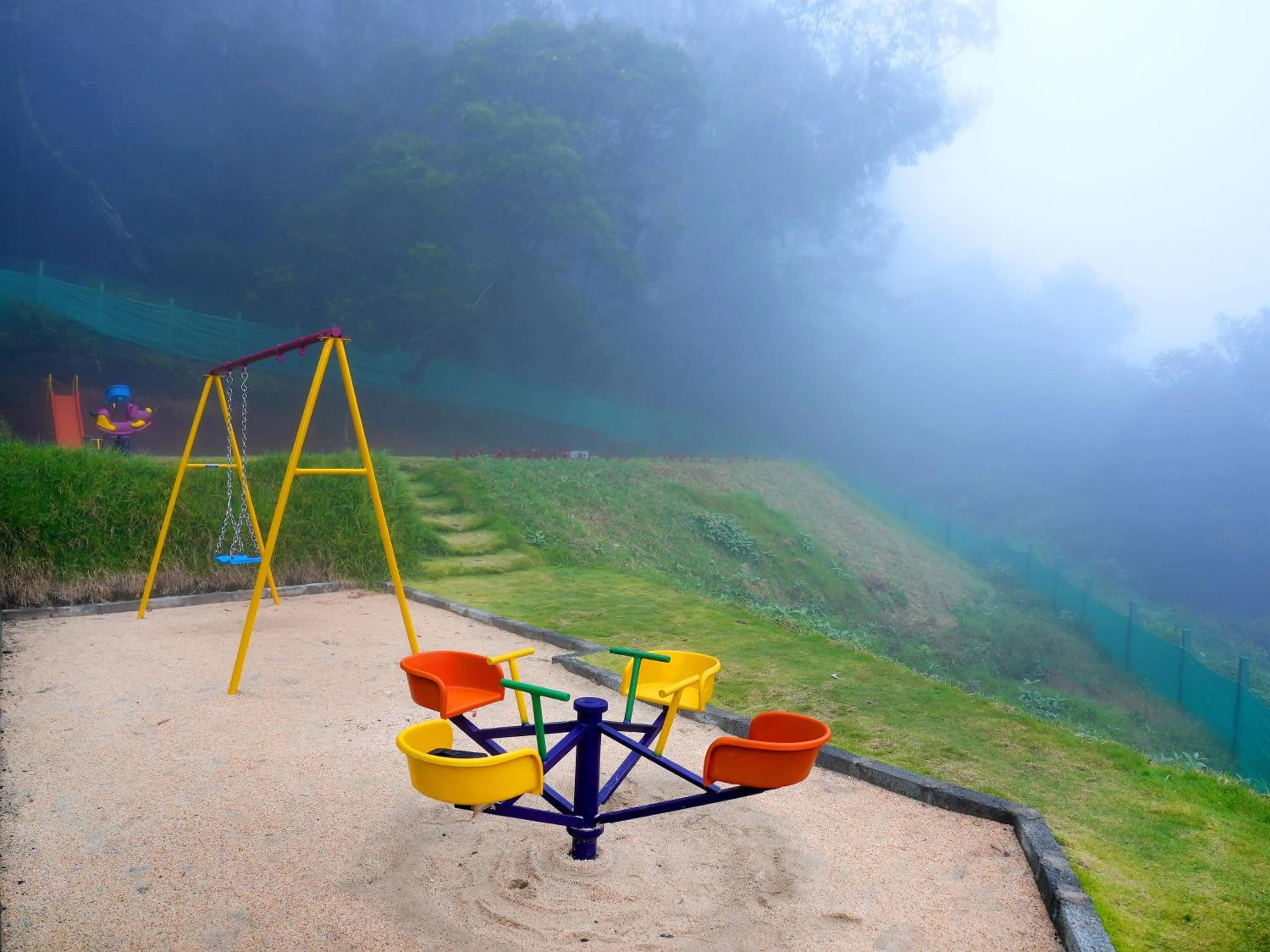 Children play ground in Vista Suites Doddabetta Ooty By Bestinn Leisure