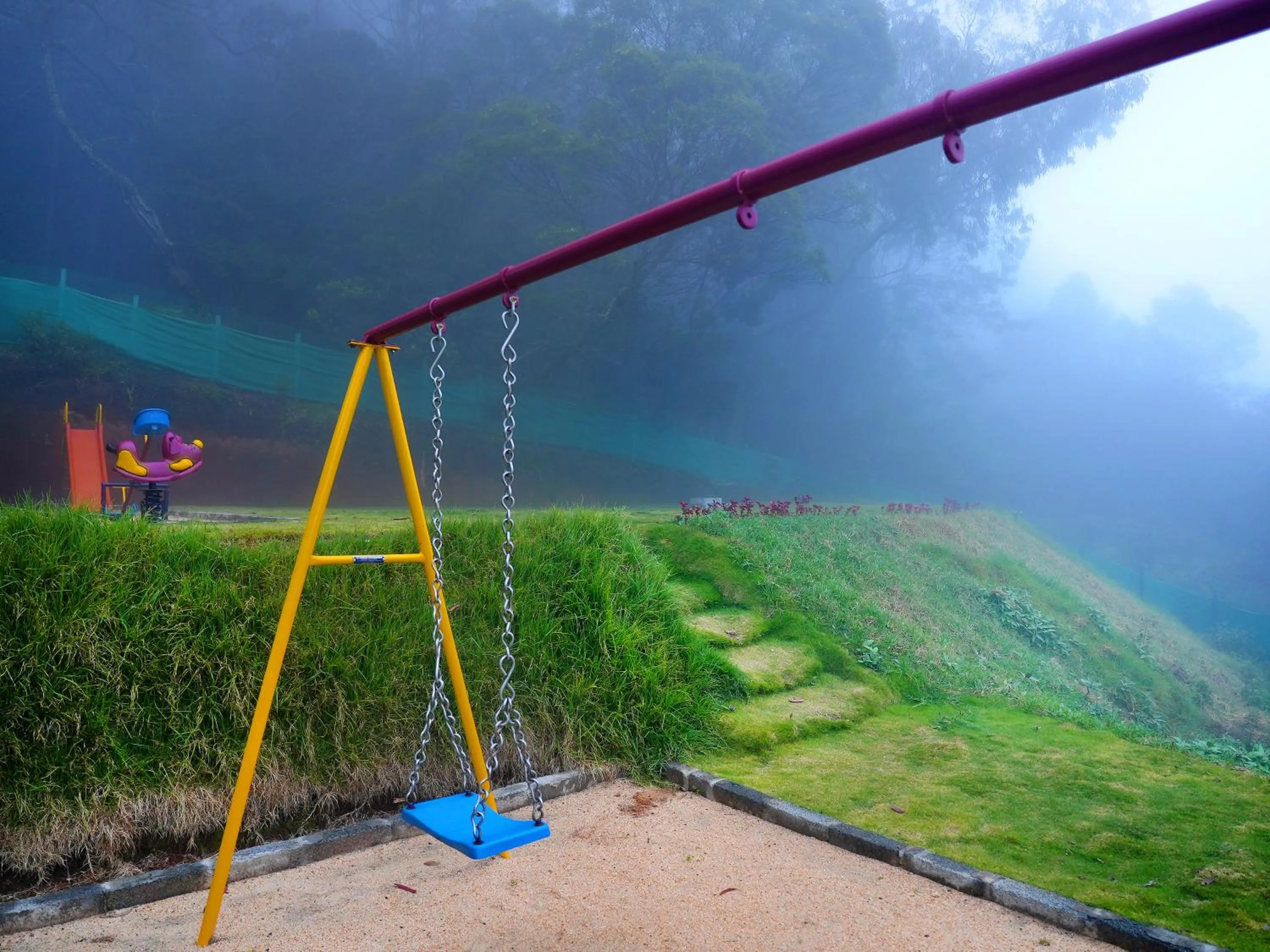 Children play ground in Vista Suites Doddabetta Ooty By Bestinn Leisure