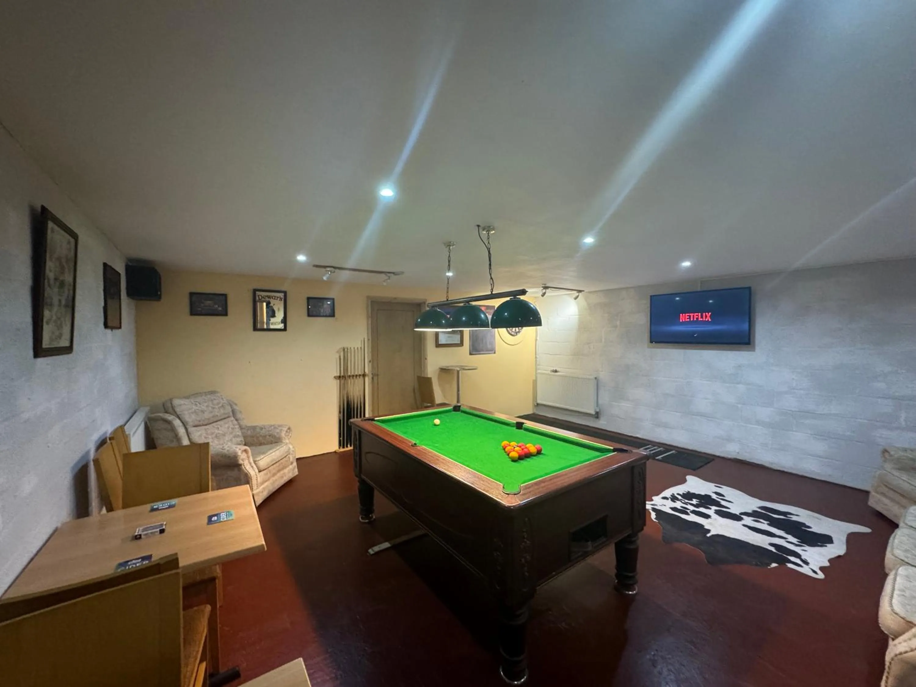 Billiard in The Carpenters Arms Rooms in Broadway, Laugharne