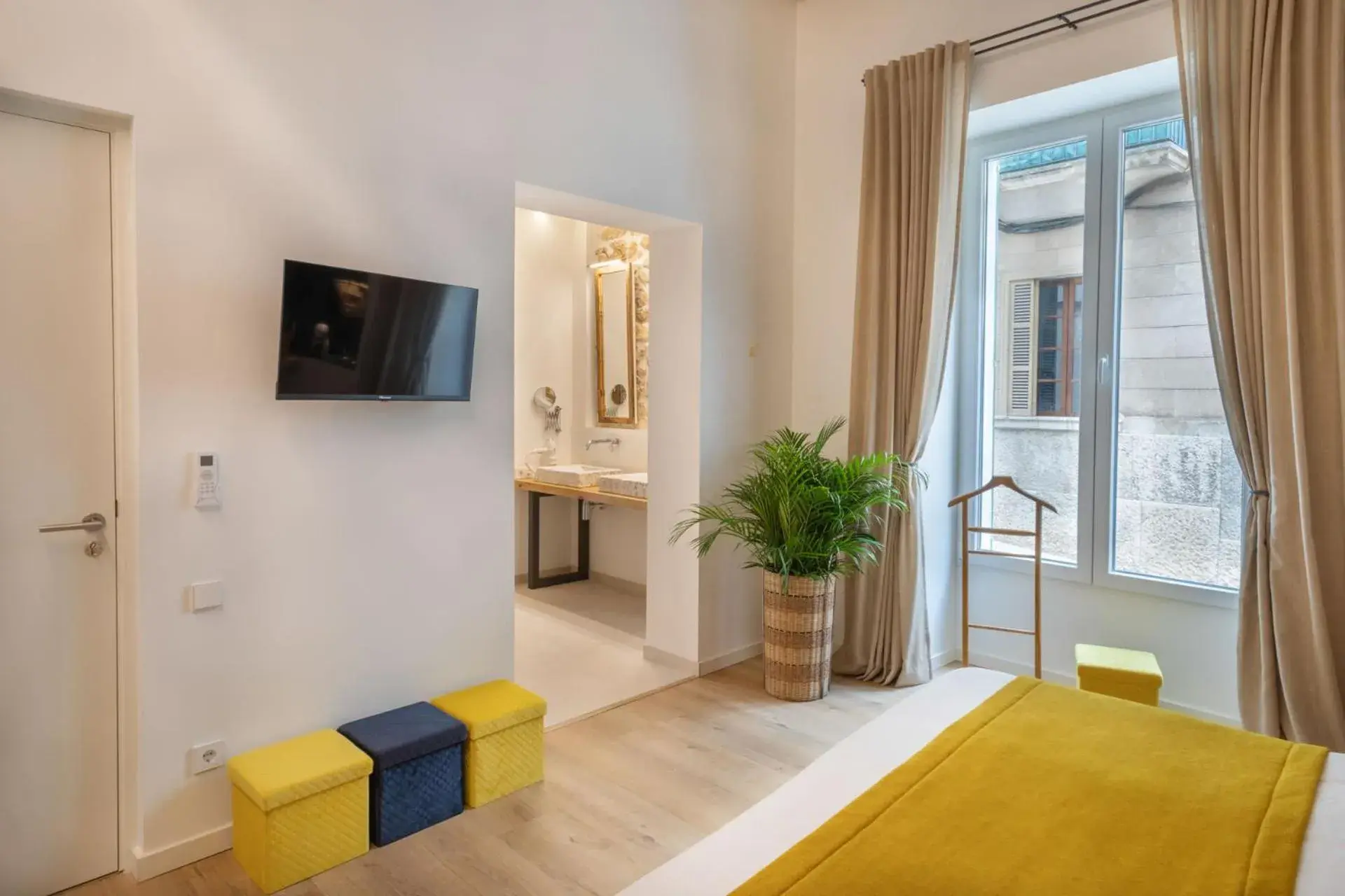 Bed in Can Vidal Boutique Rooms Bed in Can Vidal Boutique Rooms