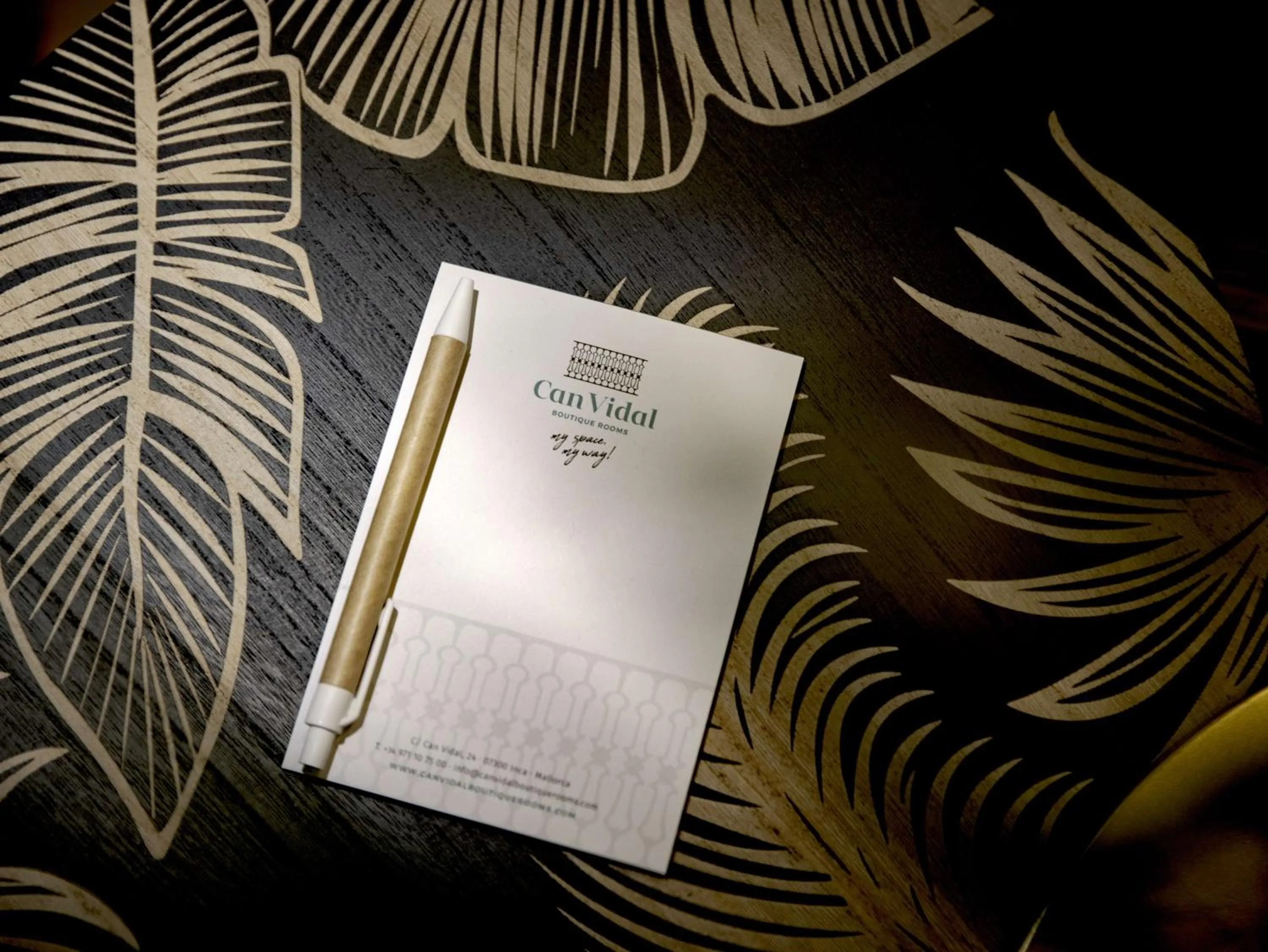 Logo/Certificate/Sign in Can Vidal Boutique Rooms