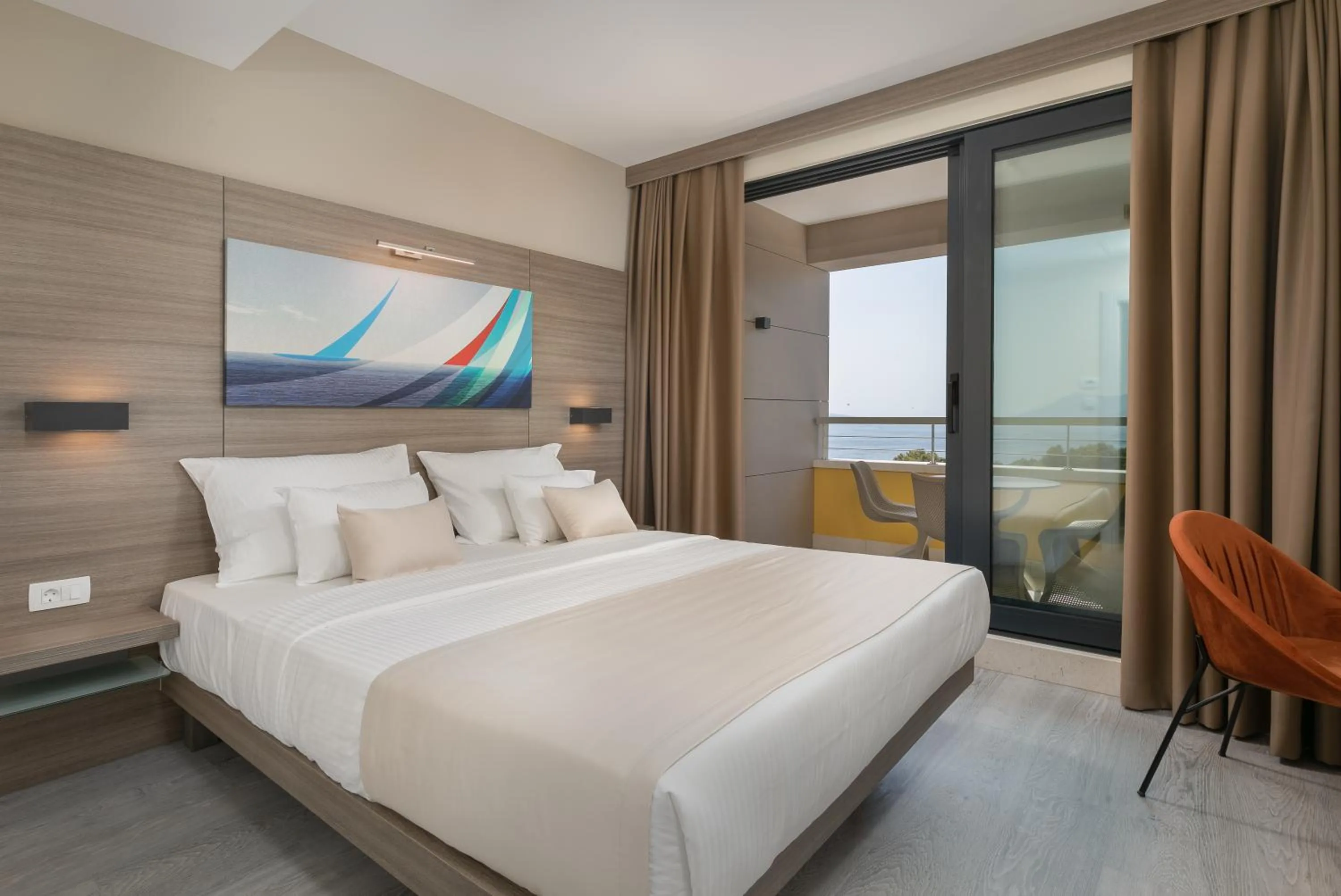 Bed in Hotel Antonio