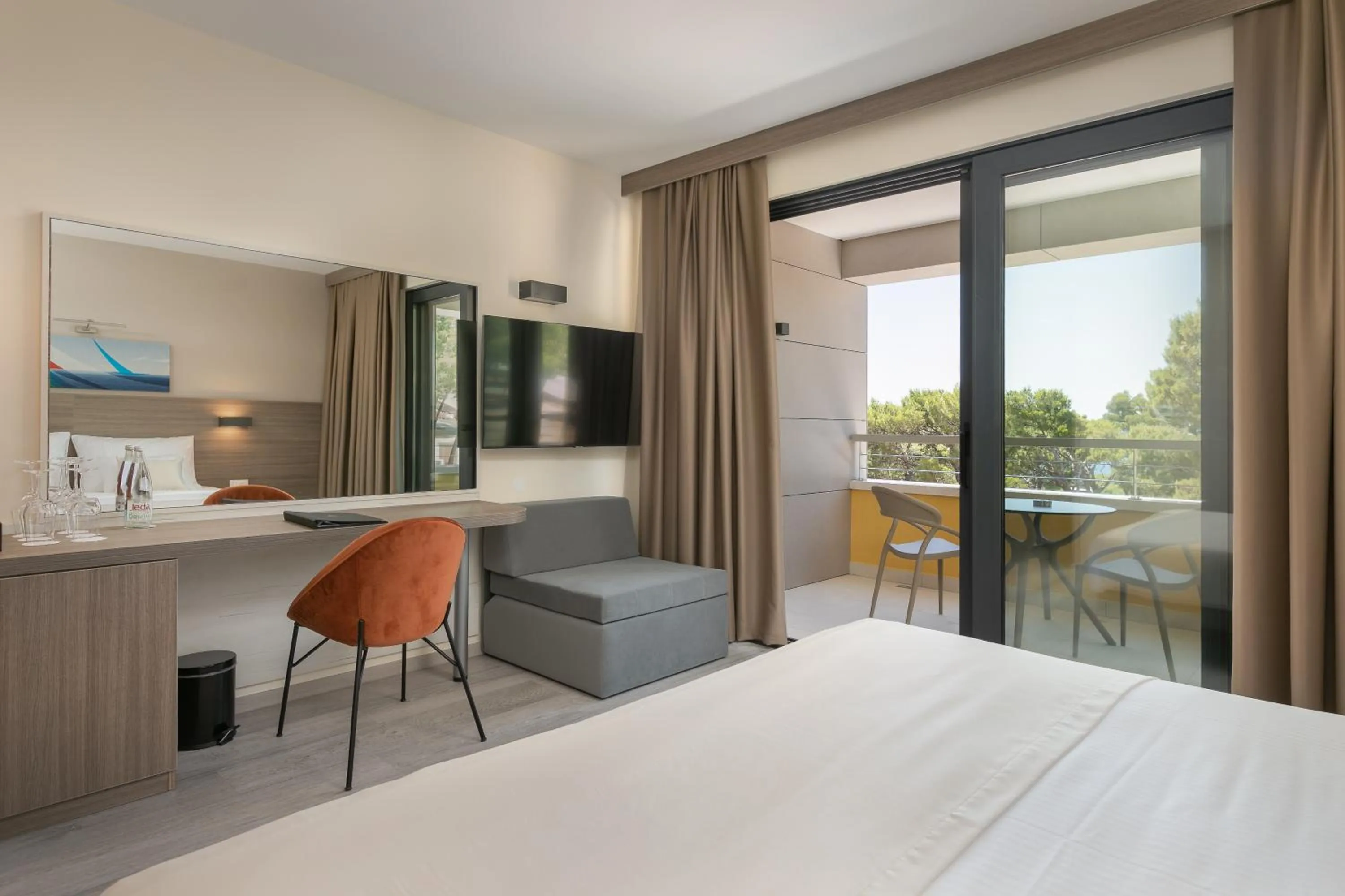 Bed in Hotel Antonio