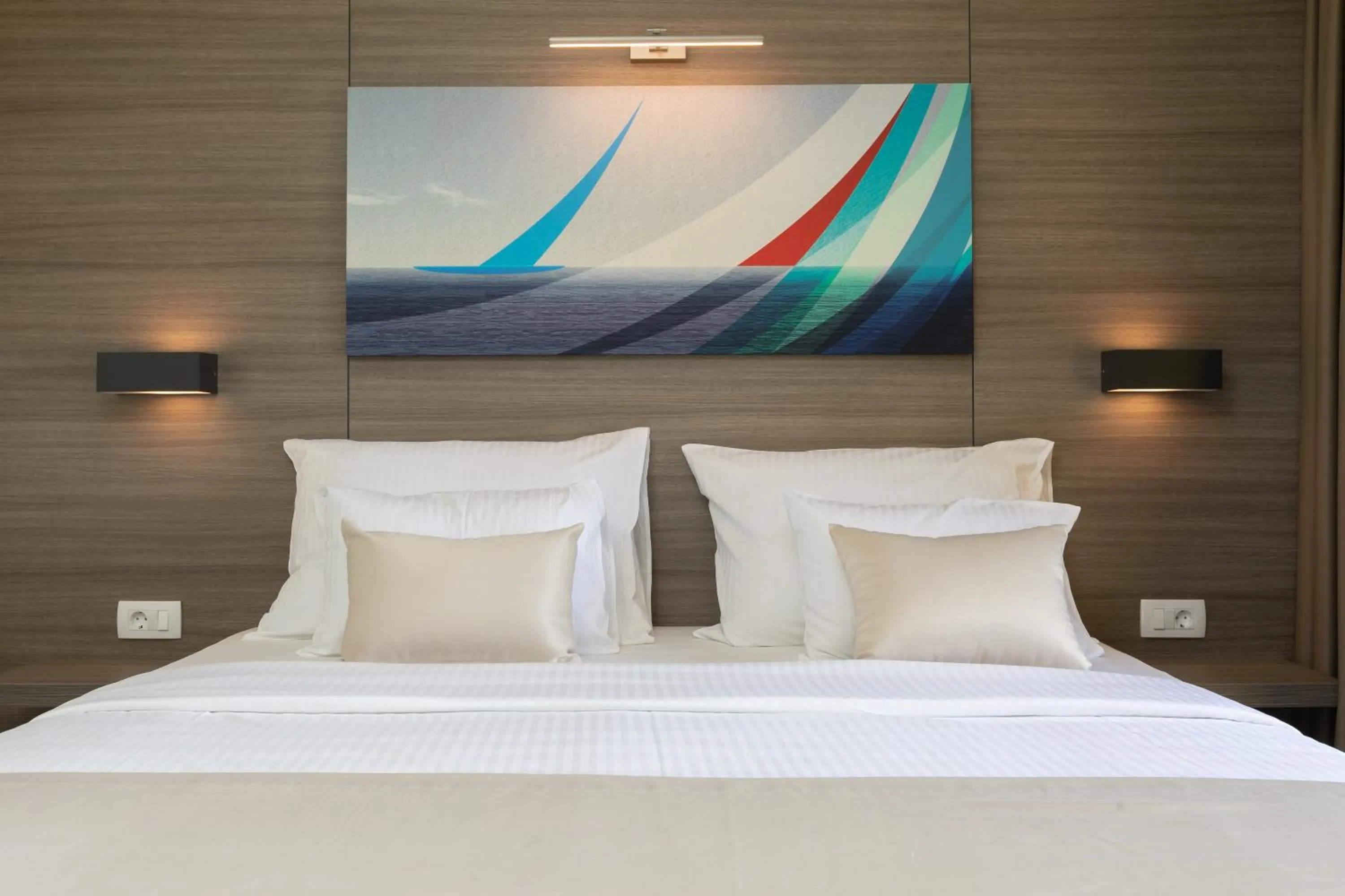 Bed in Hotel Antonio