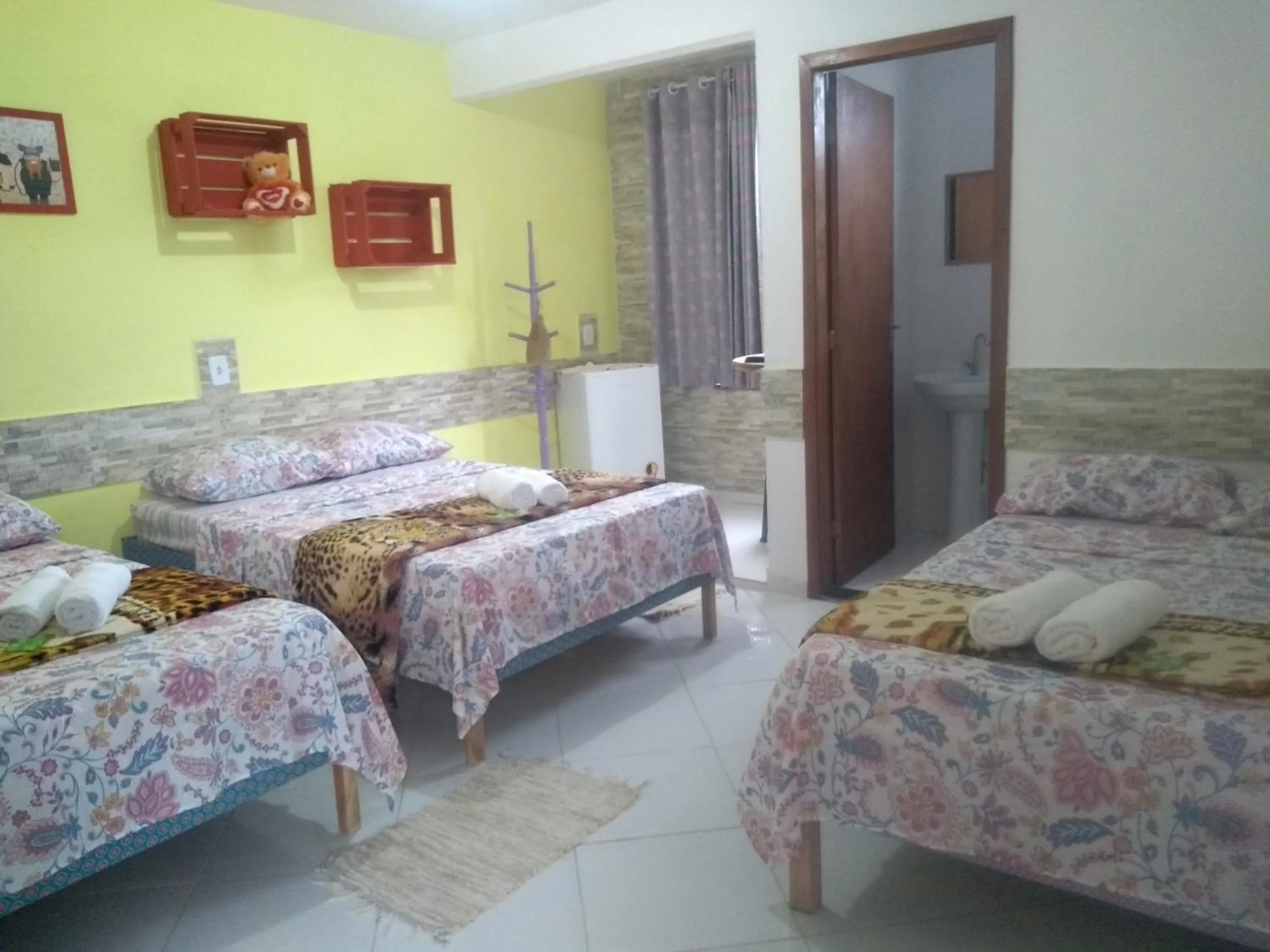 Bed in Pousada Vó Nita
