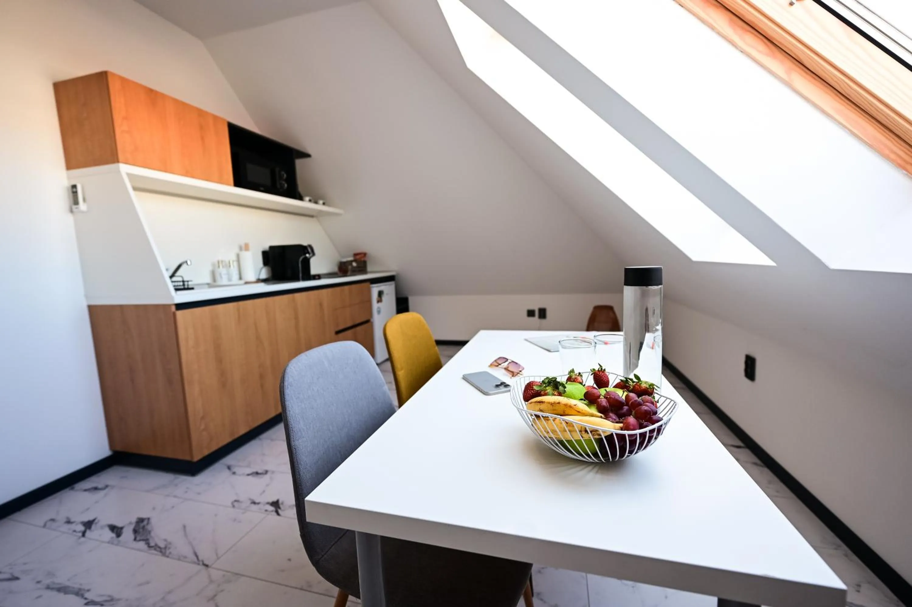 Kitchen or kitchenette in RUBO Hotel