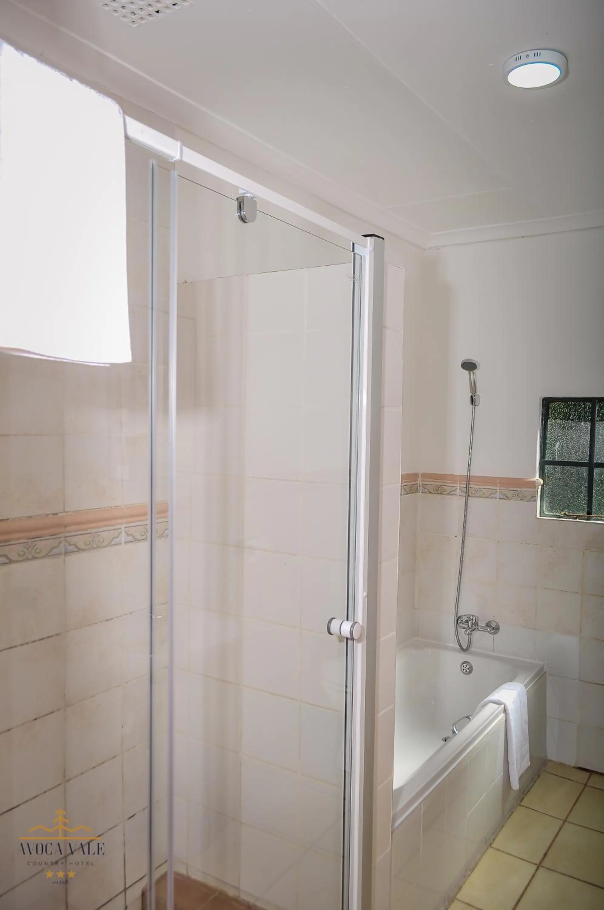 Shower in Avoca Vale Country Hotel