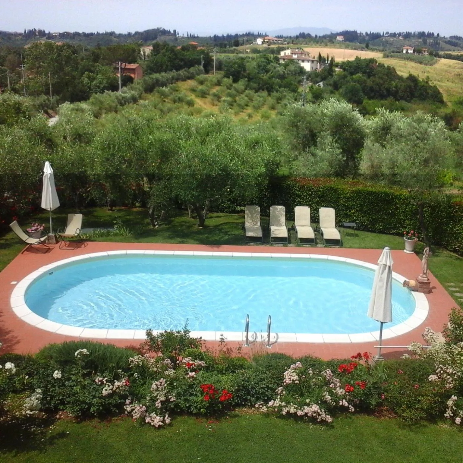 Swimming pool in Villa Antica Sosta Renai