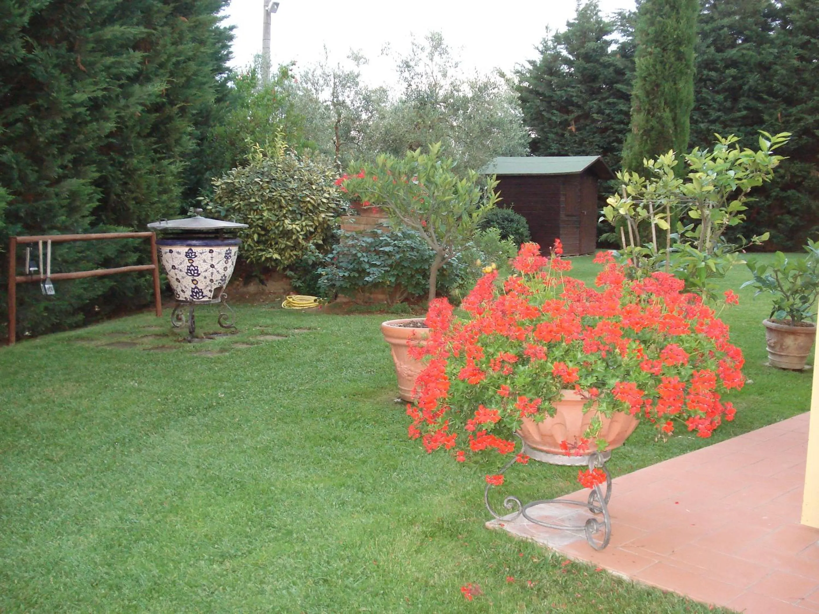 BBQ facilities in Villa Antica Sosta Renai