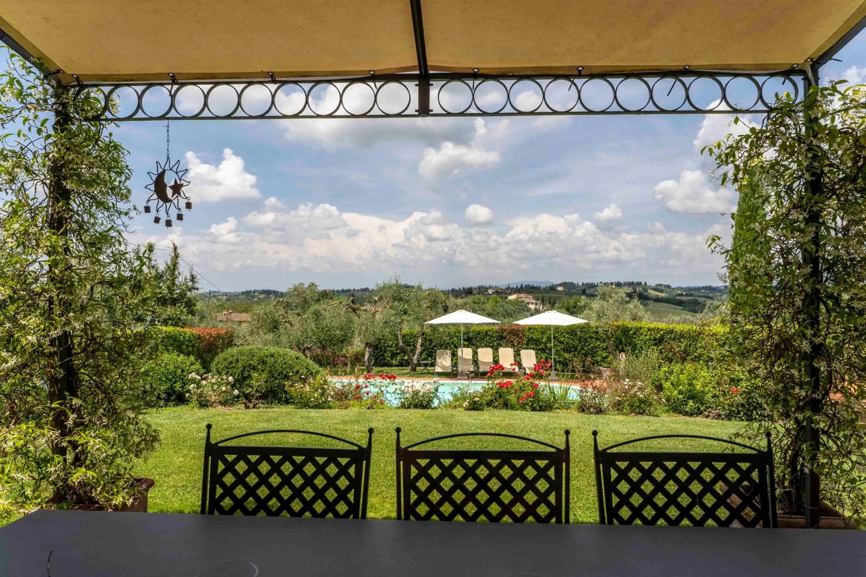 Patio in Villa Antica Sosta Renai