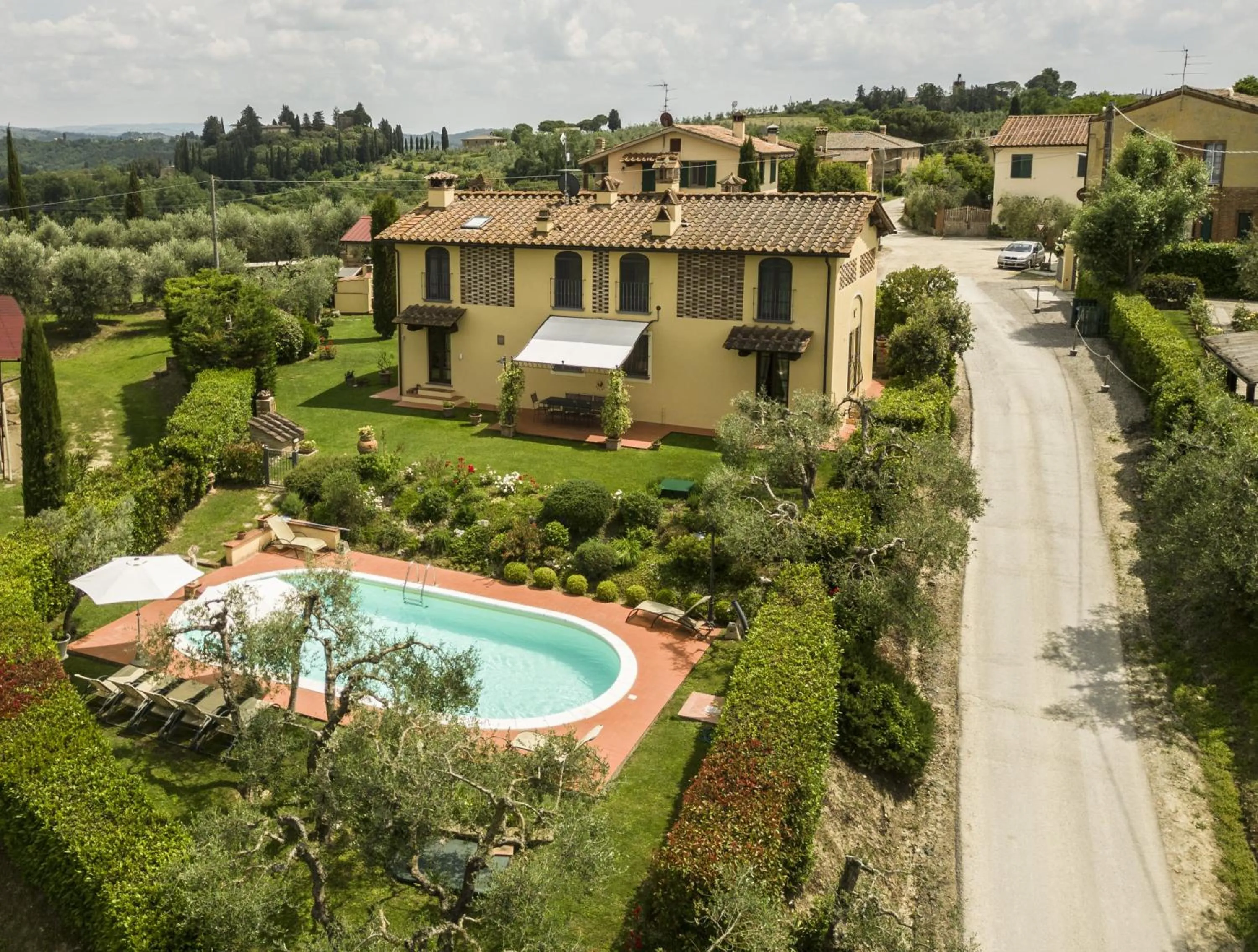 Swimming pool in Villa Antica Sosta Renai