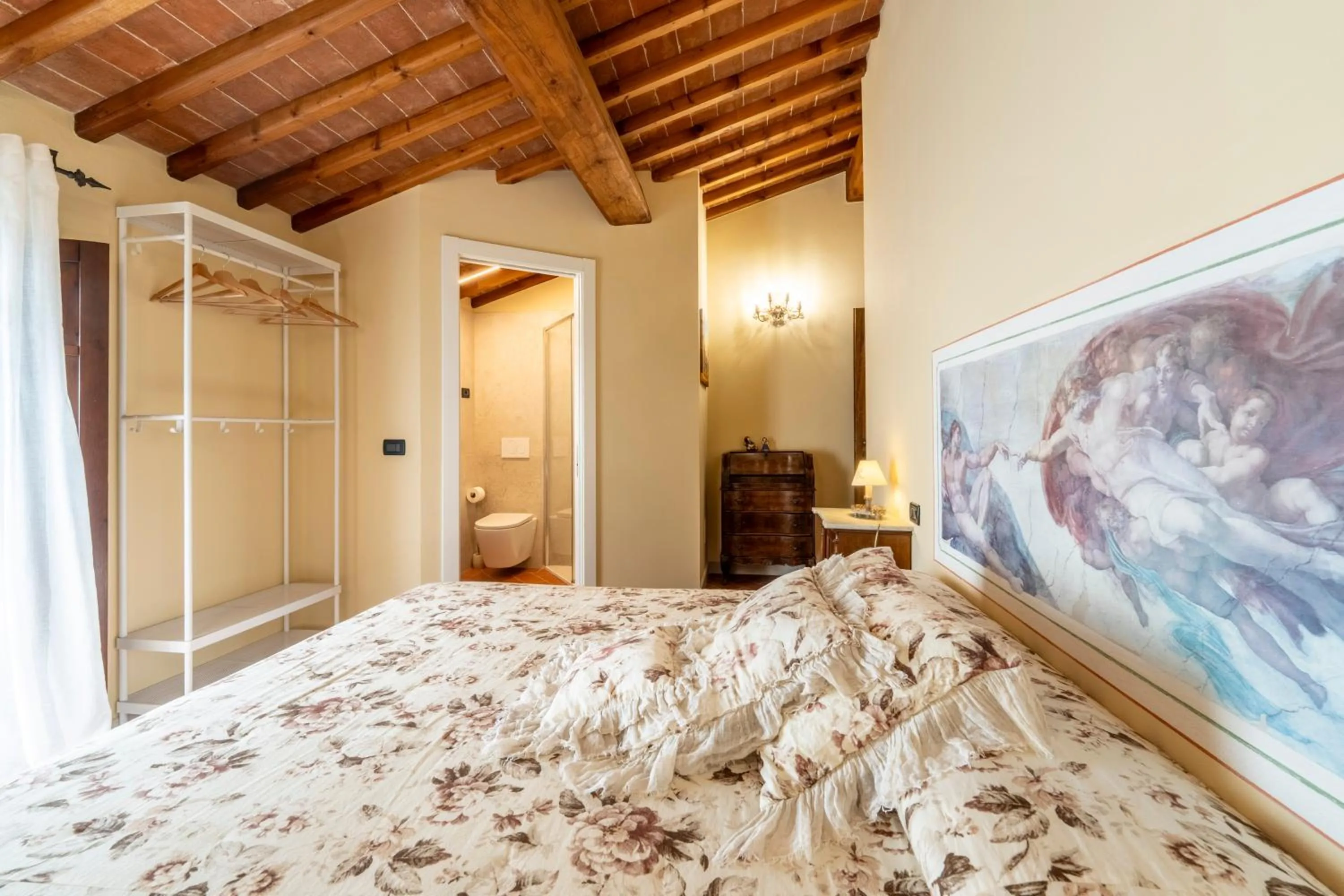 Bedroom, Bed in Villa Antica Sosta Renai