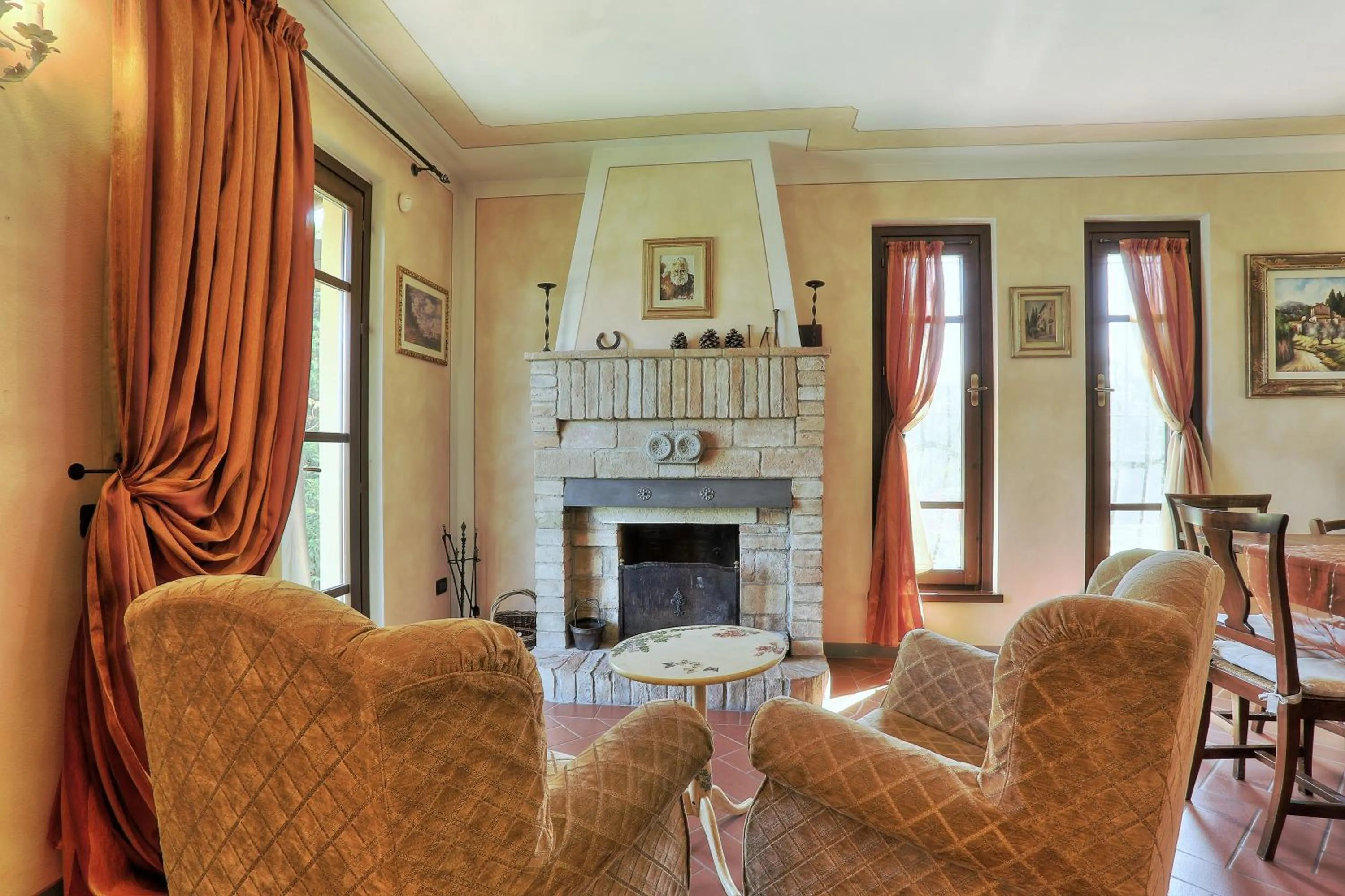 Living room in Villa Antica Sosta Renai