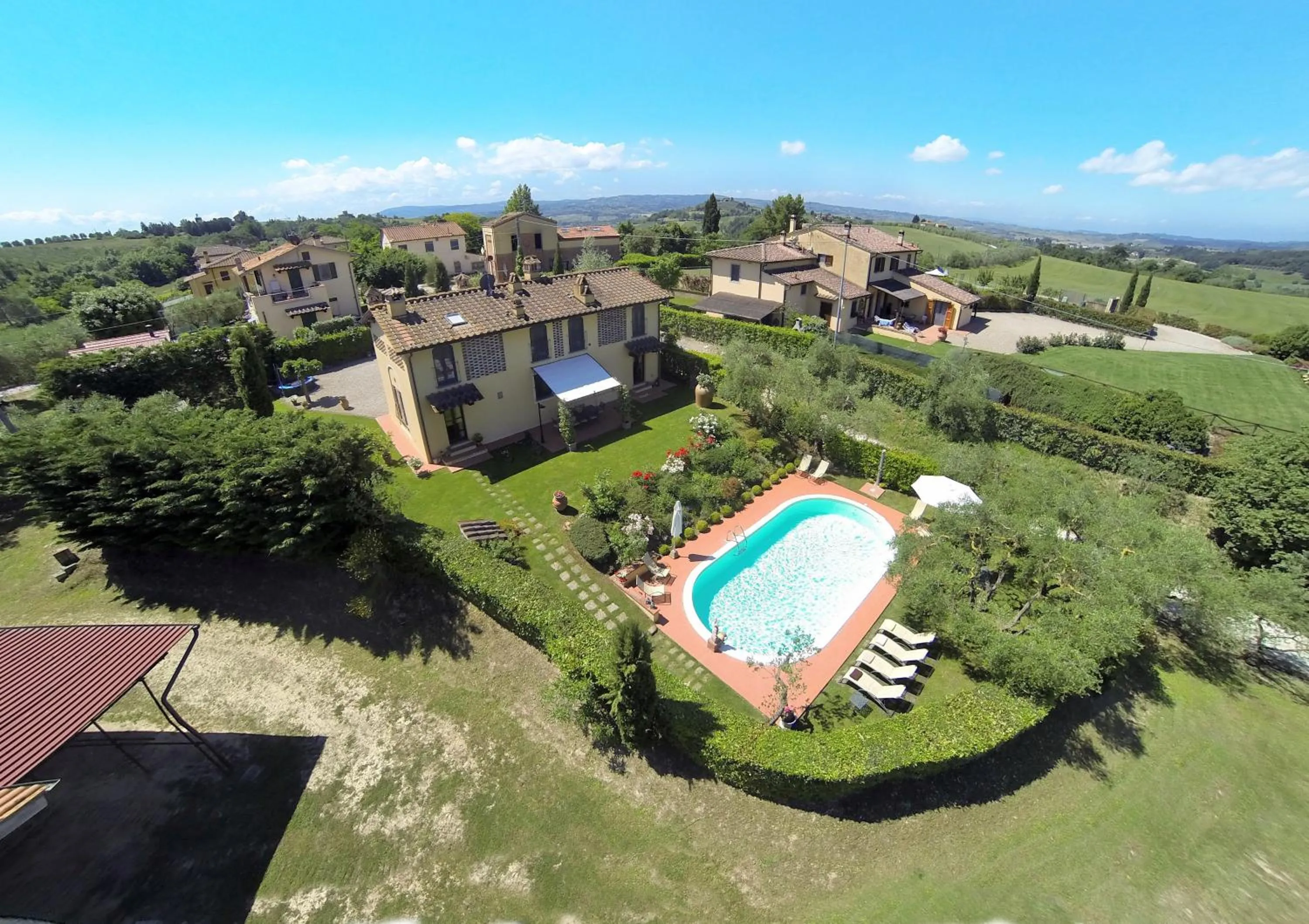 Bird's eye view in Villa Antica Sosta Renai