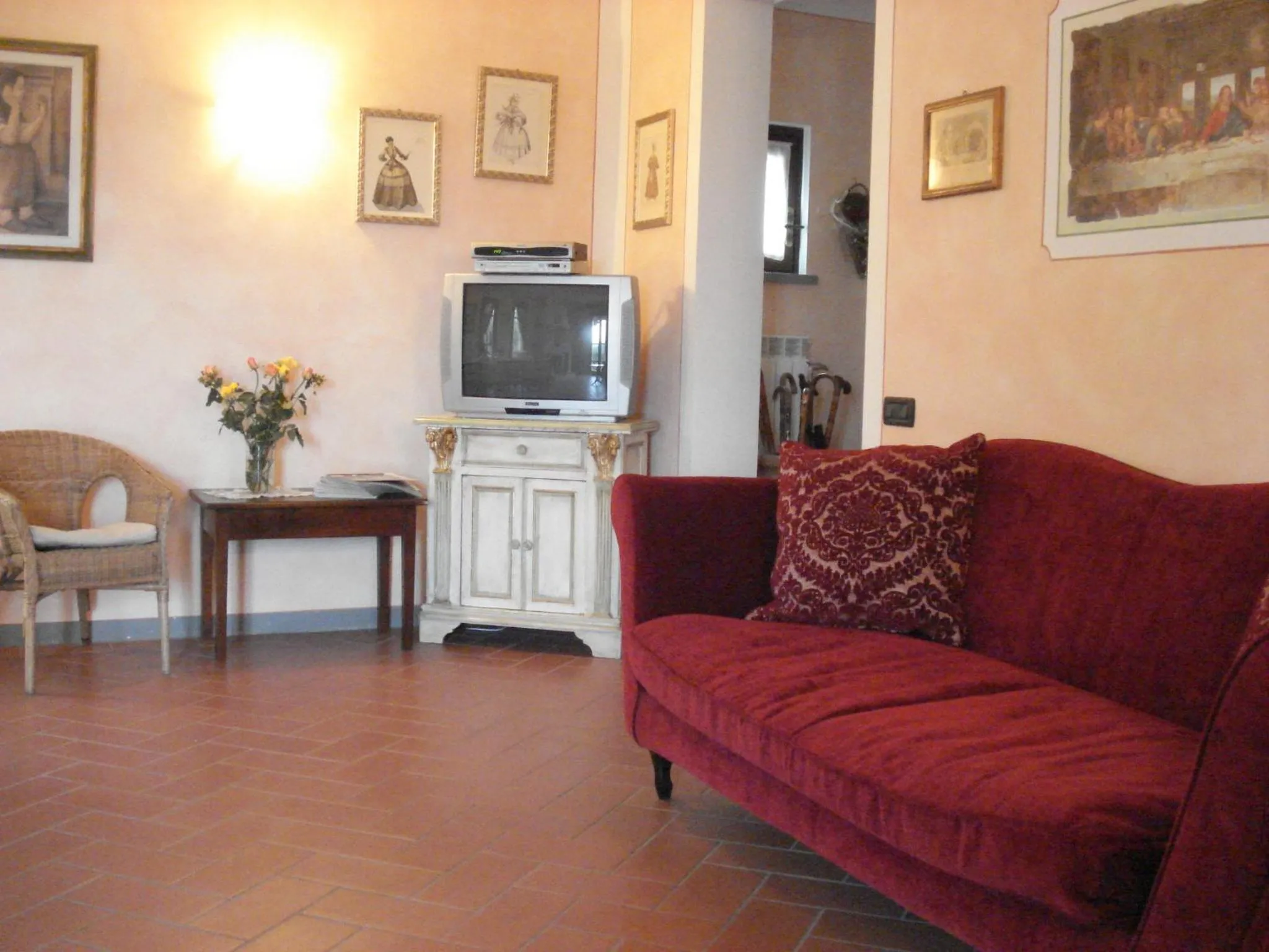 Living room in Villa Antica Sosta Renai