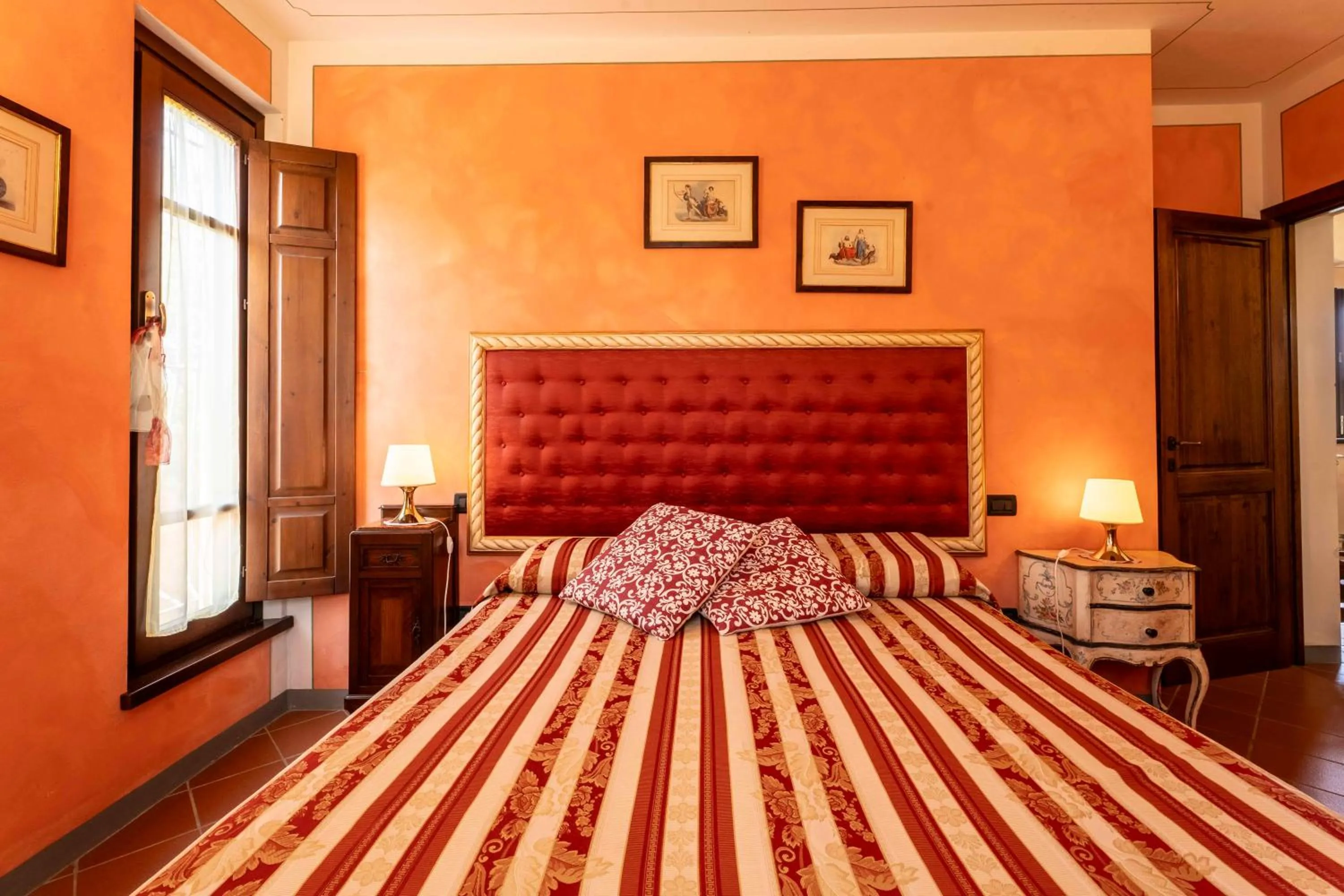 Bedroom, Bed in Villa Antica Sosta Renai
