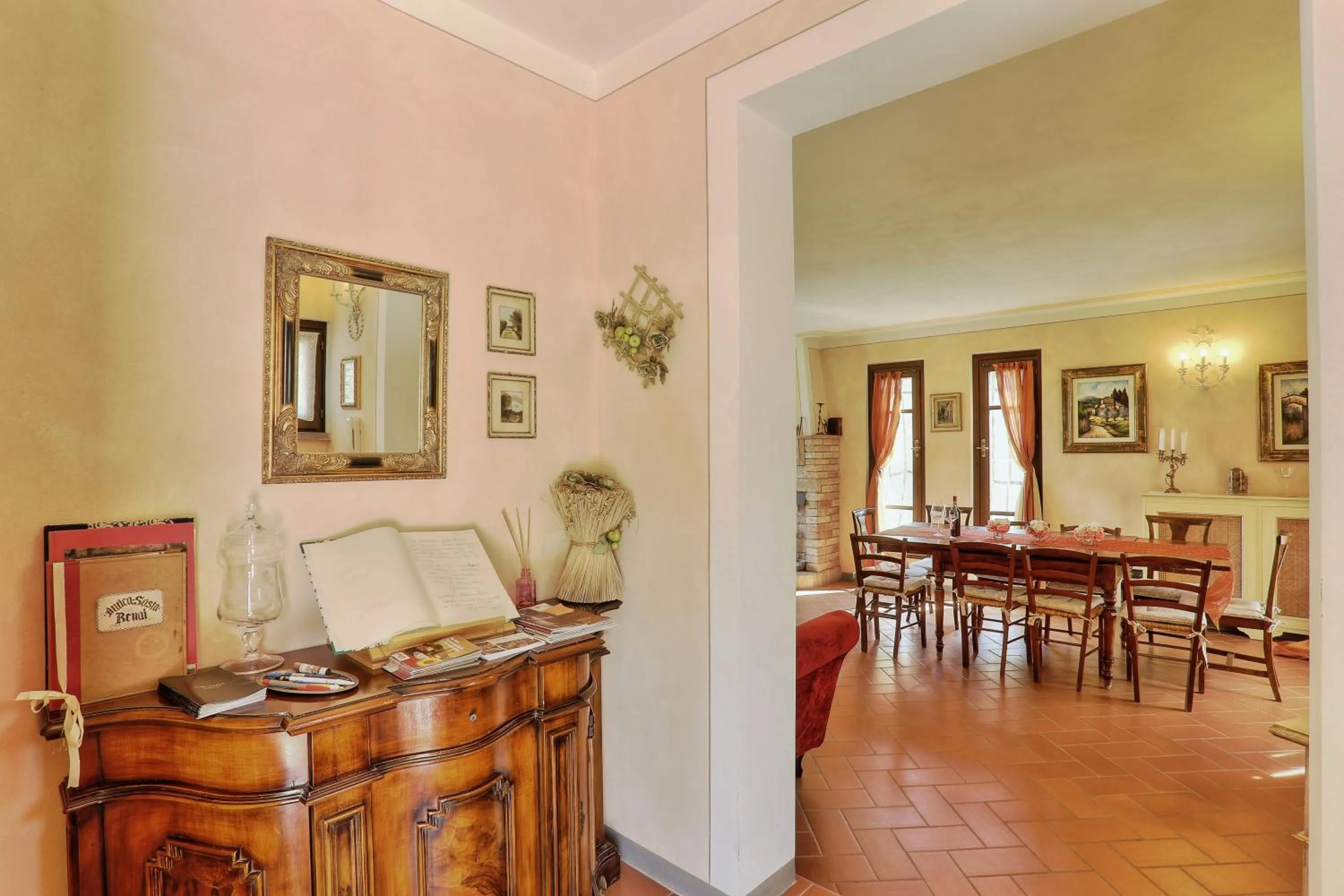 Living room in Villa Antica Sosta Renai