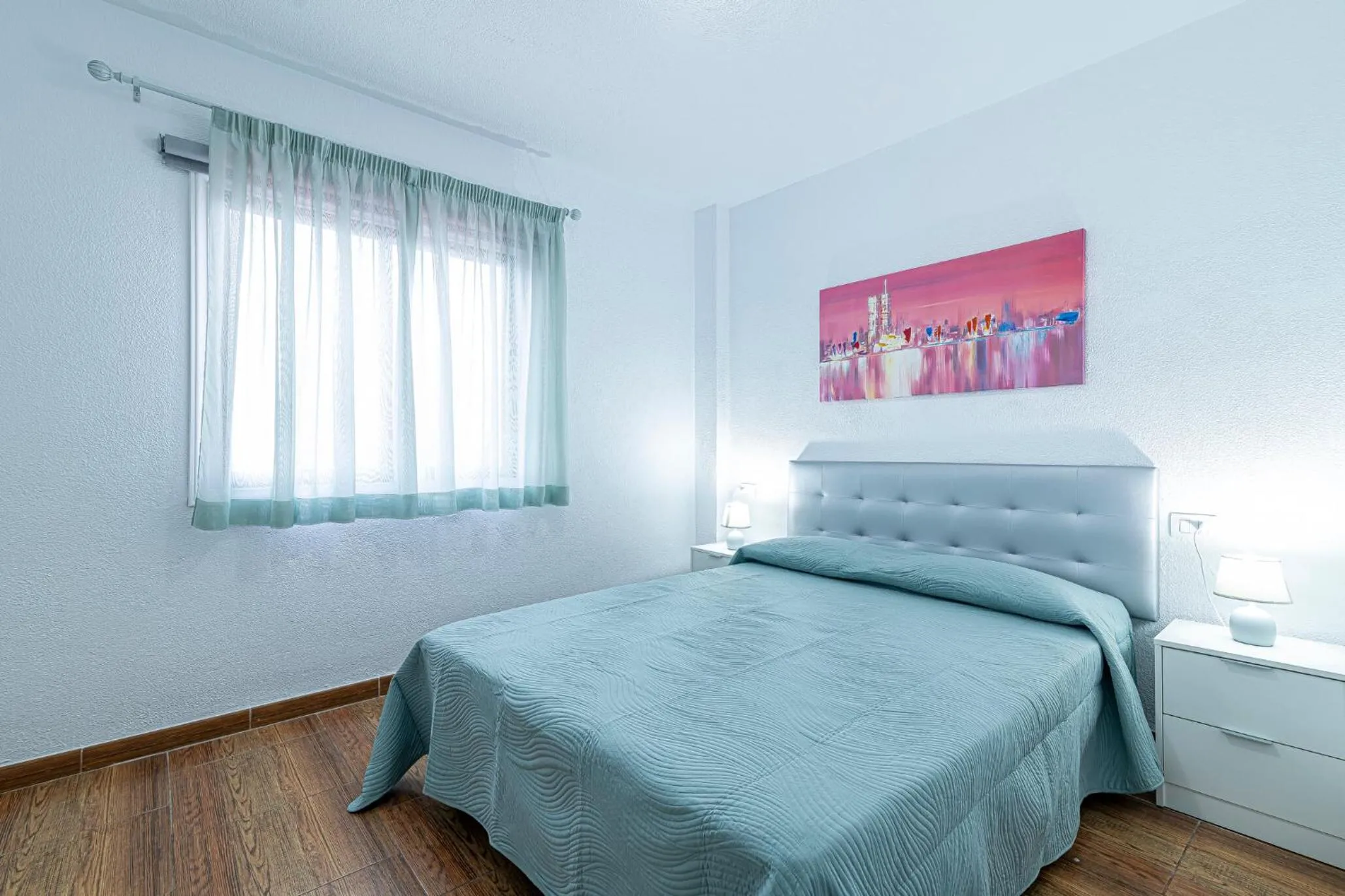 Bed in Parque Don José 2 habitaciones