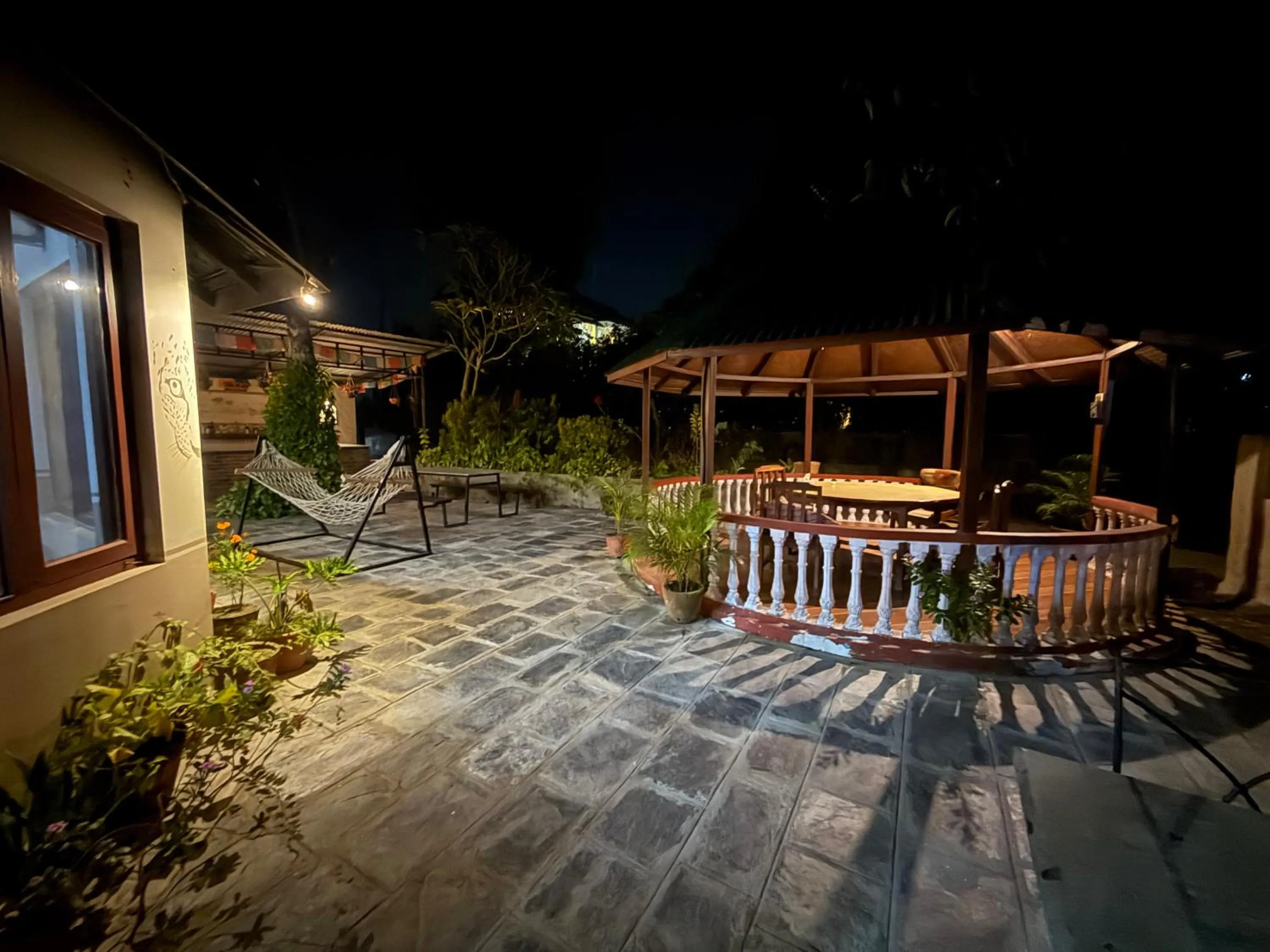 Patio in Jungle Safari Resort