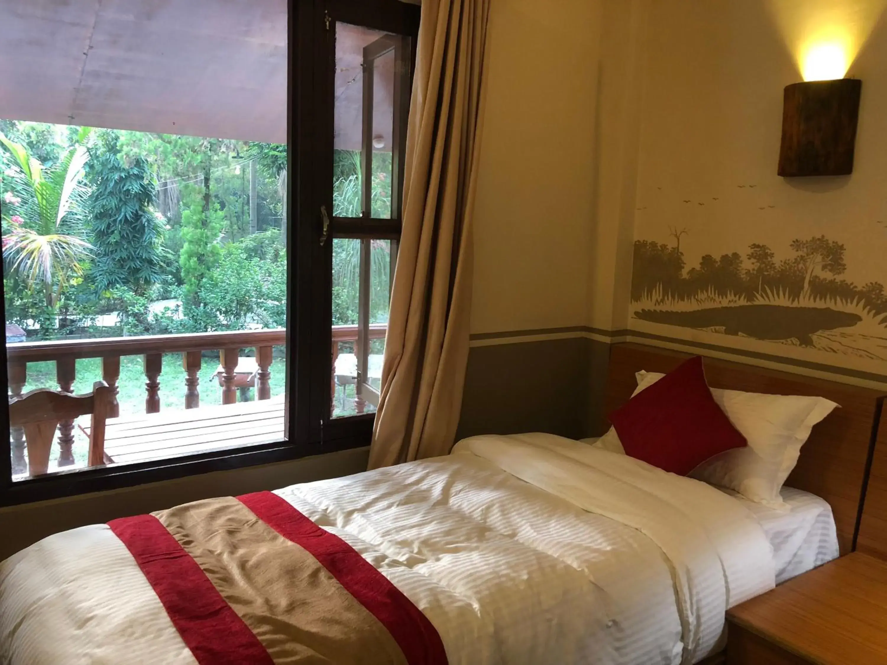 View (from property/room), Bed in Jungle Safari Resort View (from property/room), Bed in Jungle Safari Resort