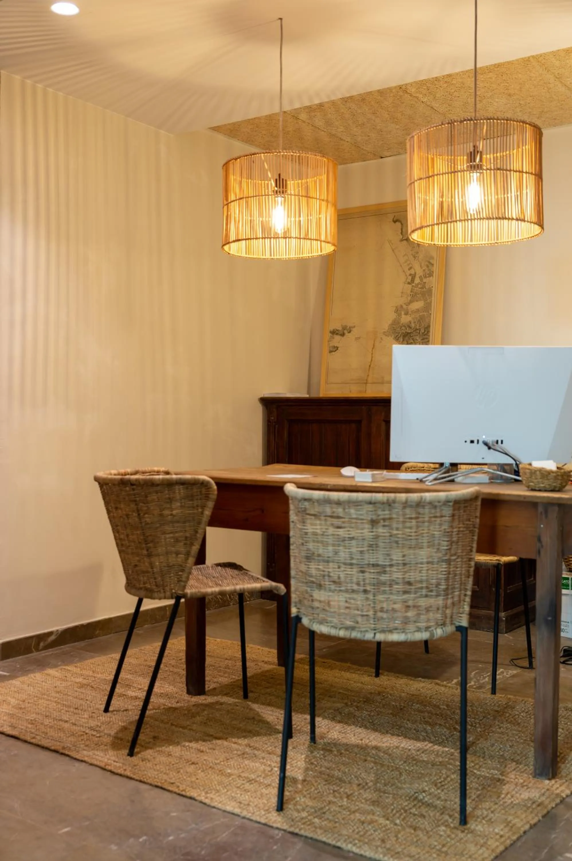 Lobby or reception in Hostal Es Niu de Tamariu