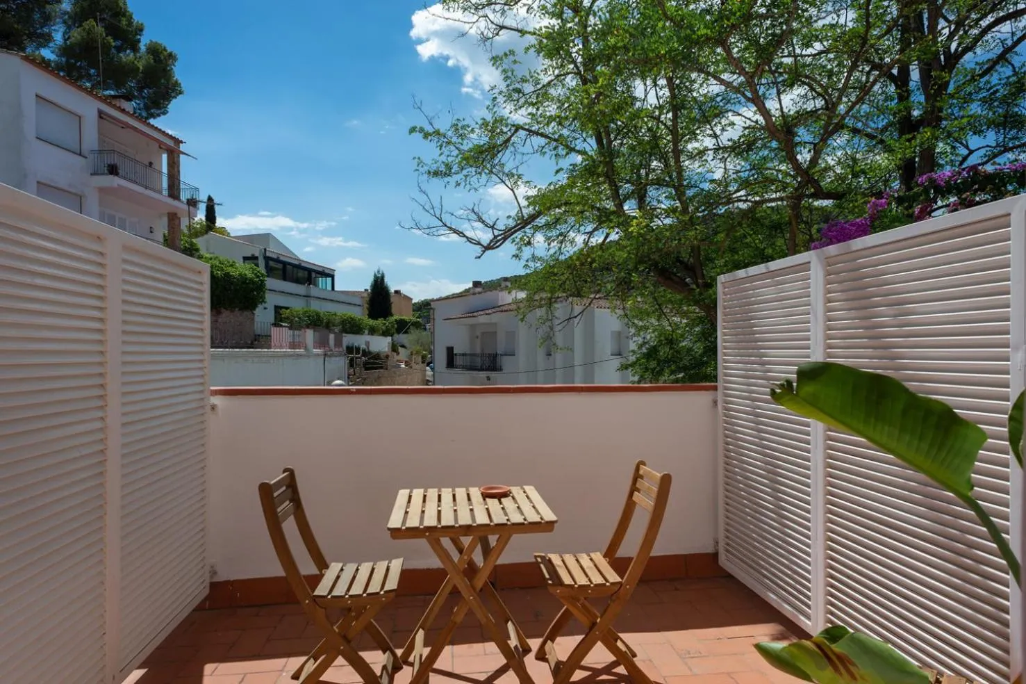 Balcony/Terrace in Hostal Es Niu de Tamariu