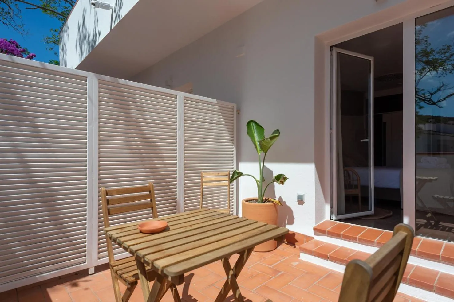 Balcony/Terrace in Hostal Es Niu de Tamariu