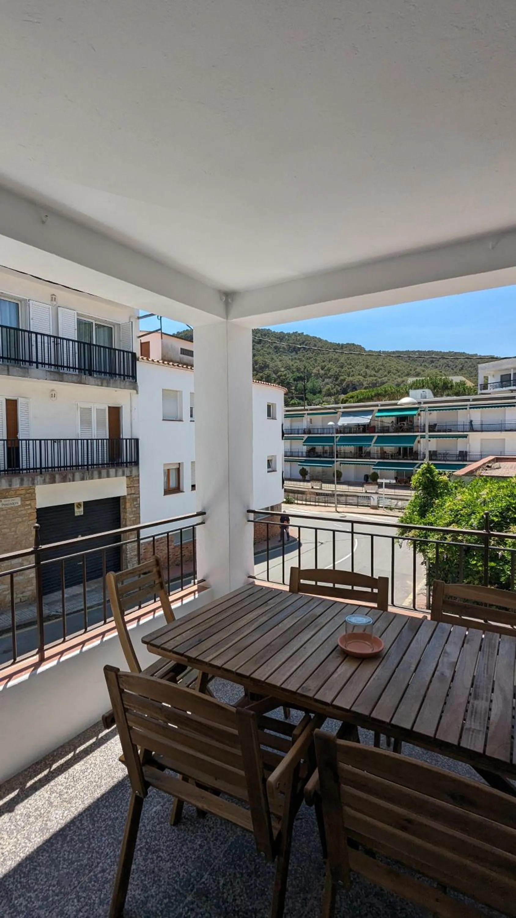 Balcony/Terrace in Hostal Es Niu de Tamariu