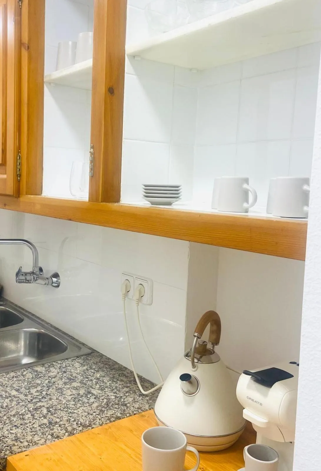 Kitchen or kitchenette in Hostal Es Niu de Tamariu