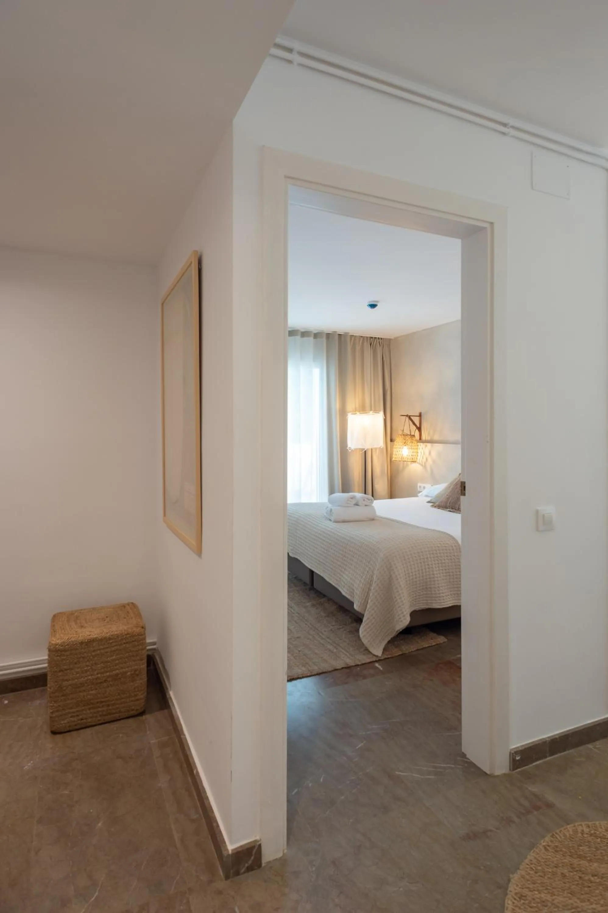 Photo of the whole room, Bed in Hostal Es Niu de Tamariu