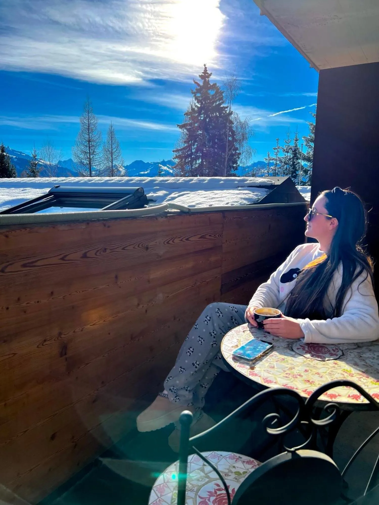 Balcony/Terrace in Hôtel de charme la Poste