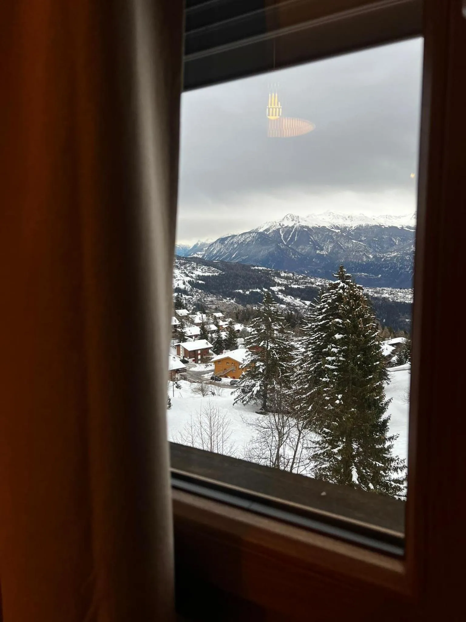 Mountain view in Hôtel de charme la Poste