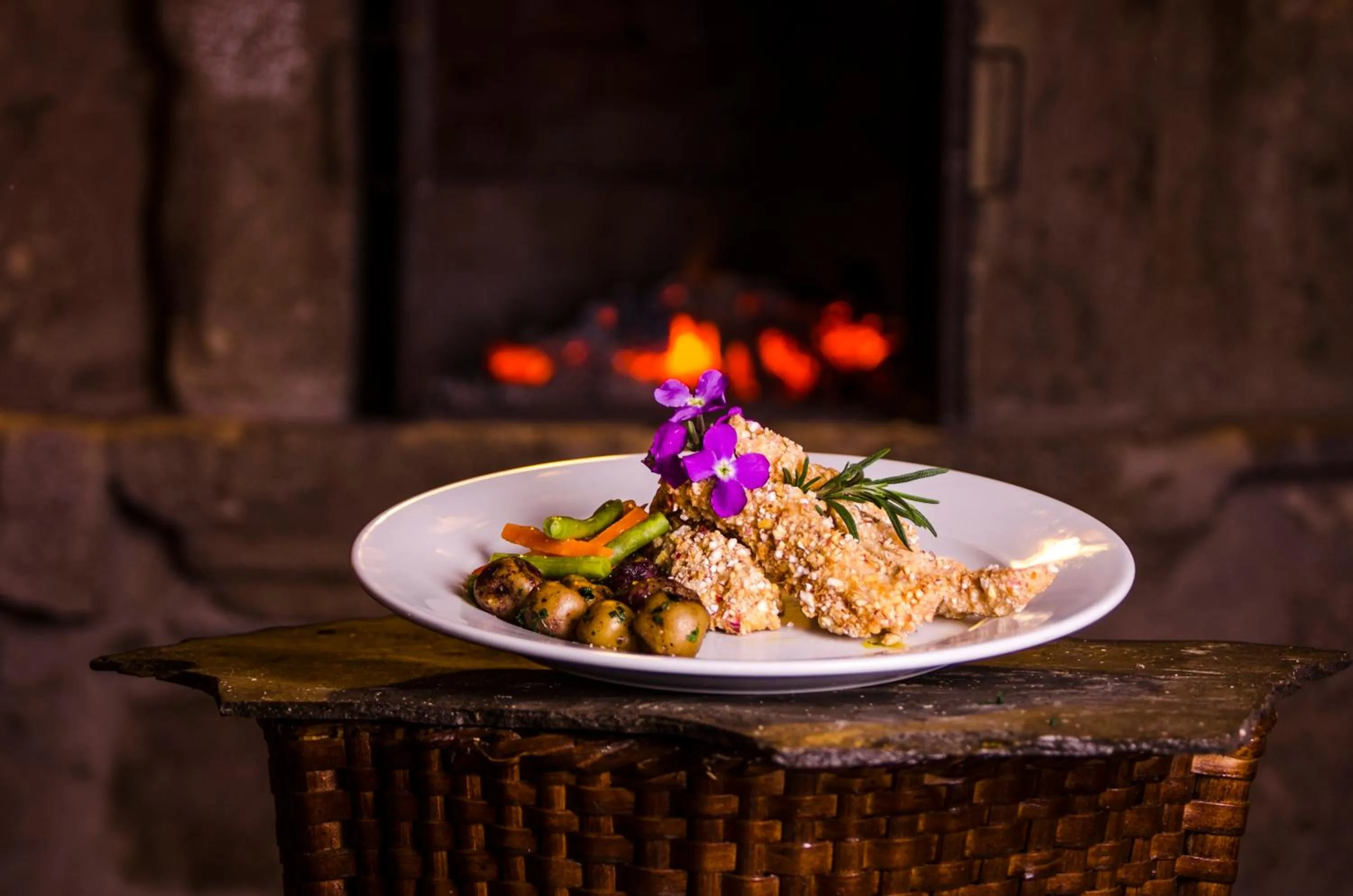 Food close-up in Hotel Kuntur Wassi