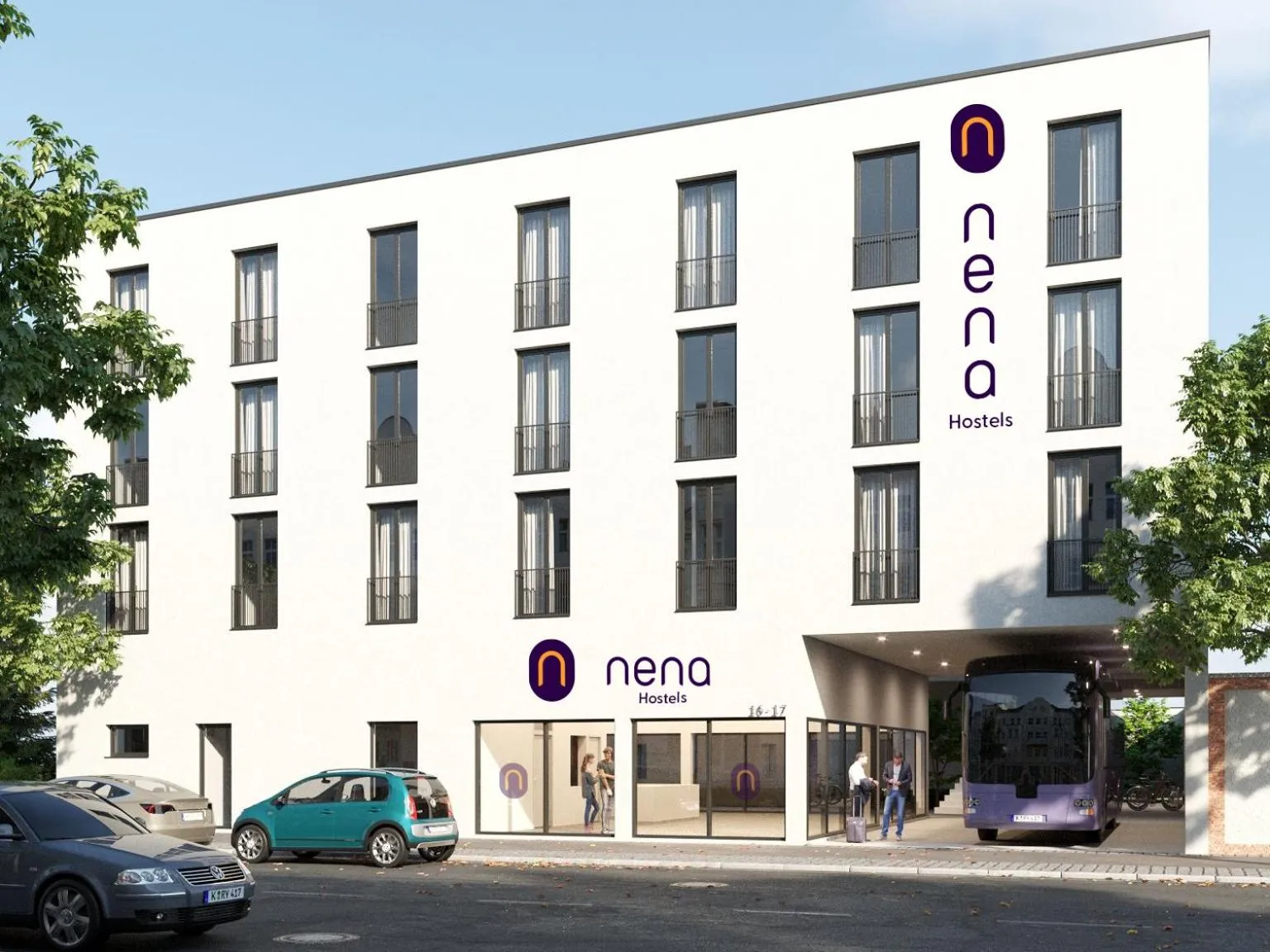 Property building in Nena Hostel Berlin