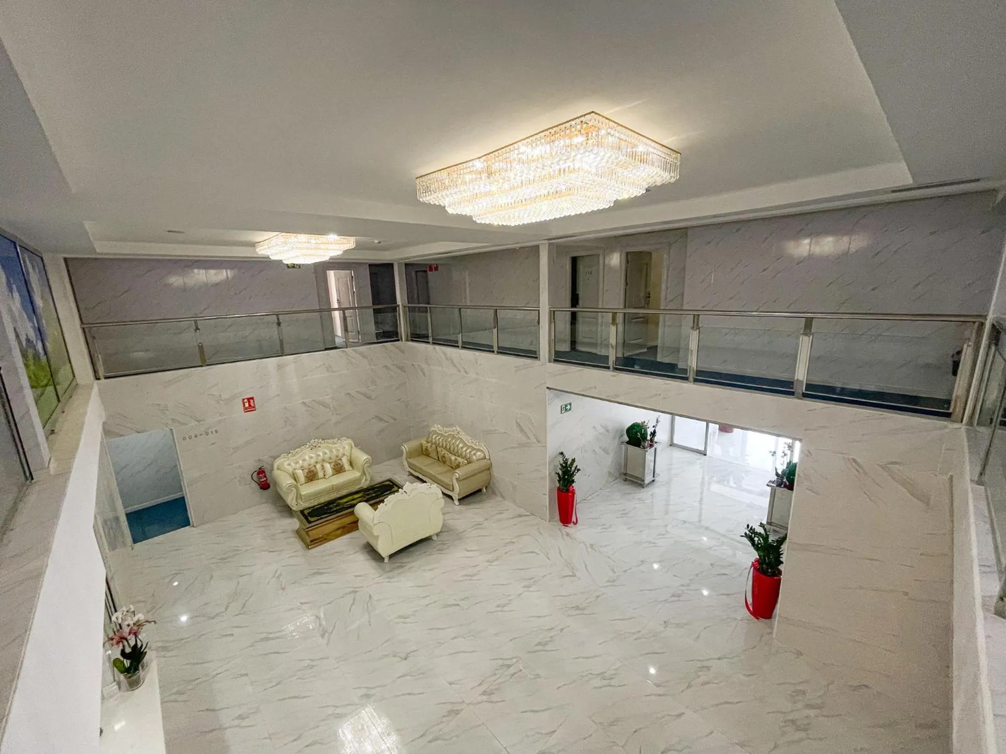 Living room in HOTEL AVIACIOn