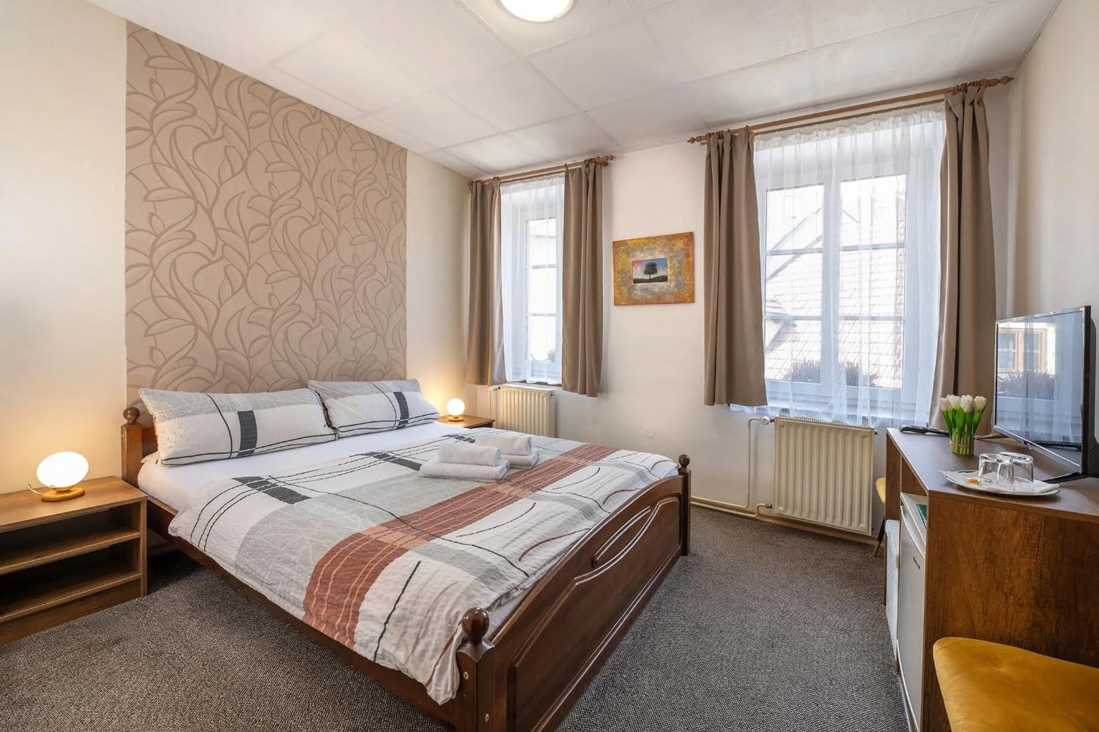 Small Double Room in Rodinný hotel Myslivna