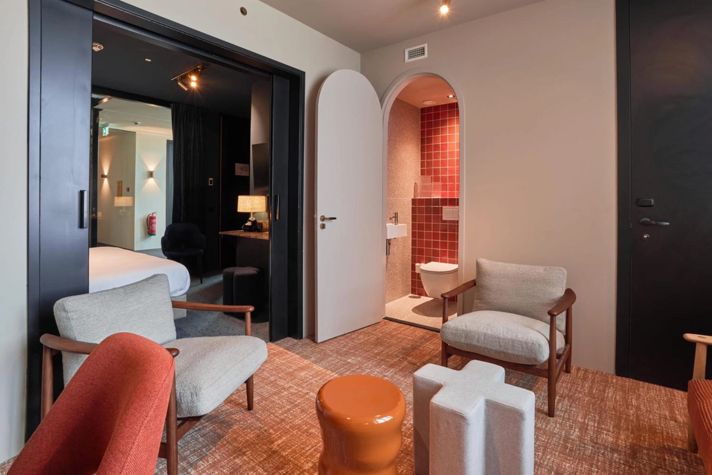 Seating area in Heavens Hotel