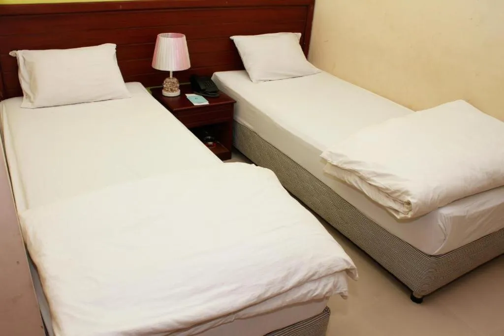 Bed in Lighthouse Family Retreat