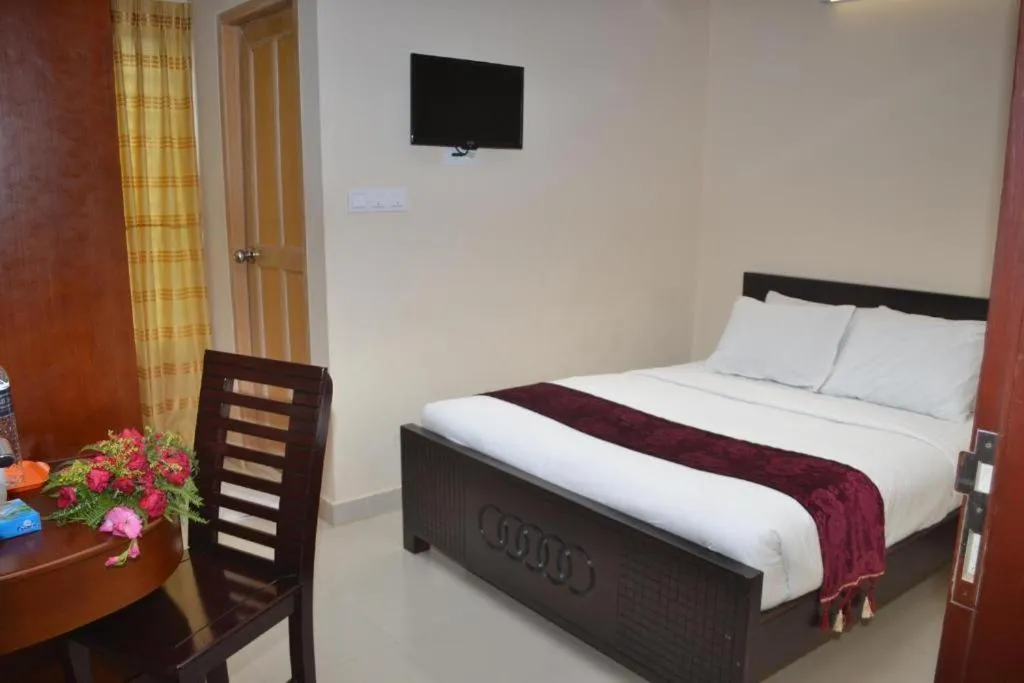 Bed in Lighthouse Family Retreat