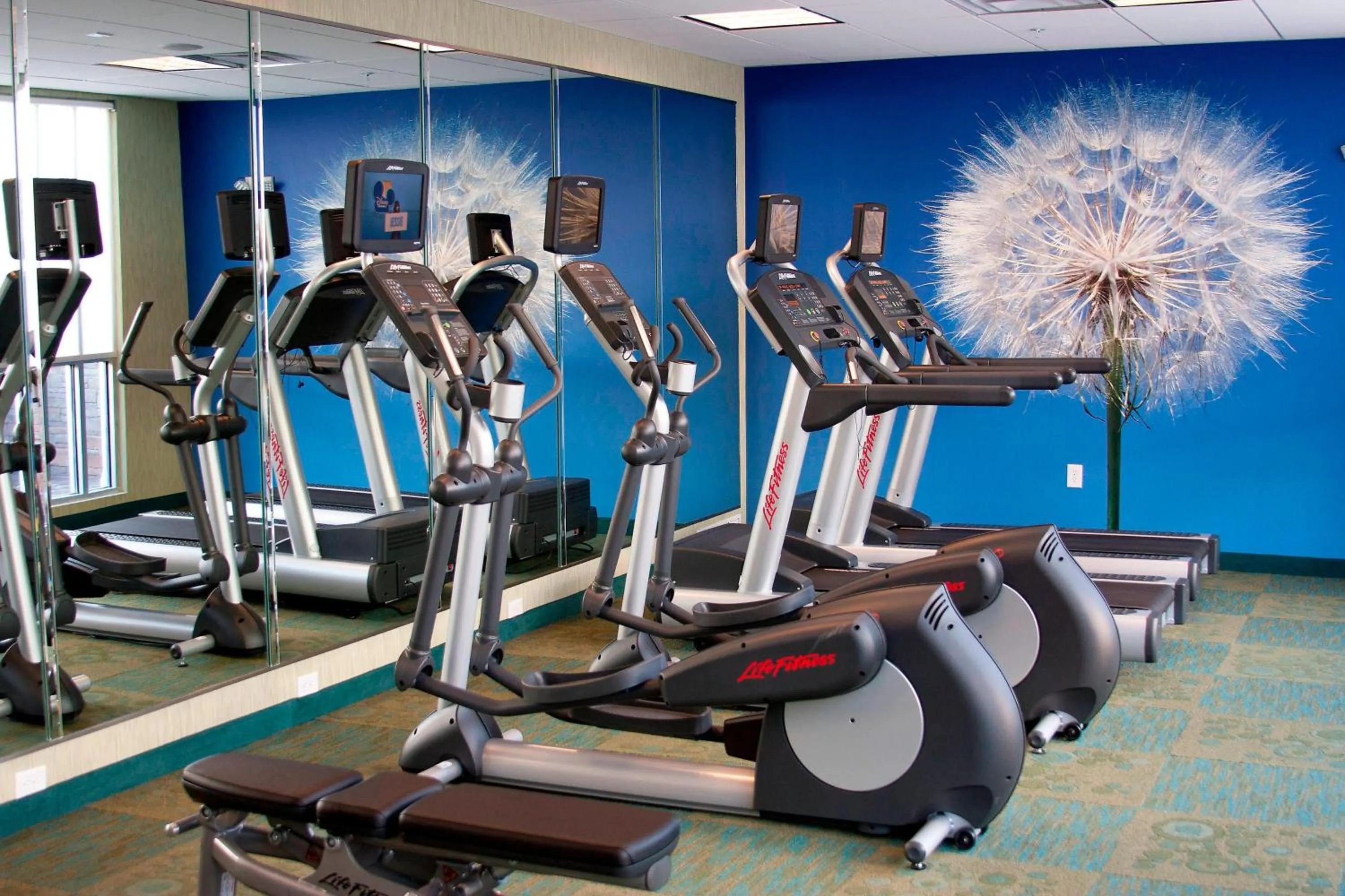 Fitness centre/facilities in SpringHill Suites by Marriott Corpus Christi
