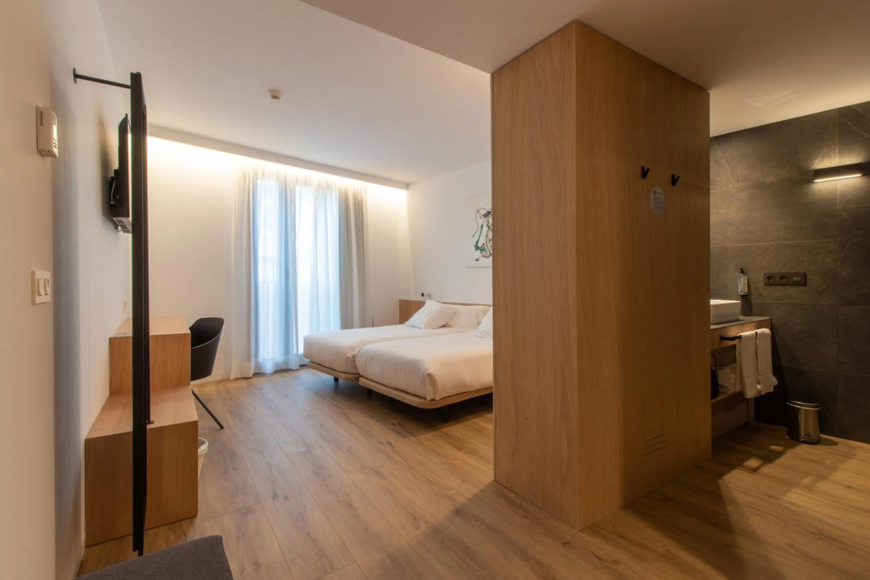 Bed in Hotel Cortabitarte