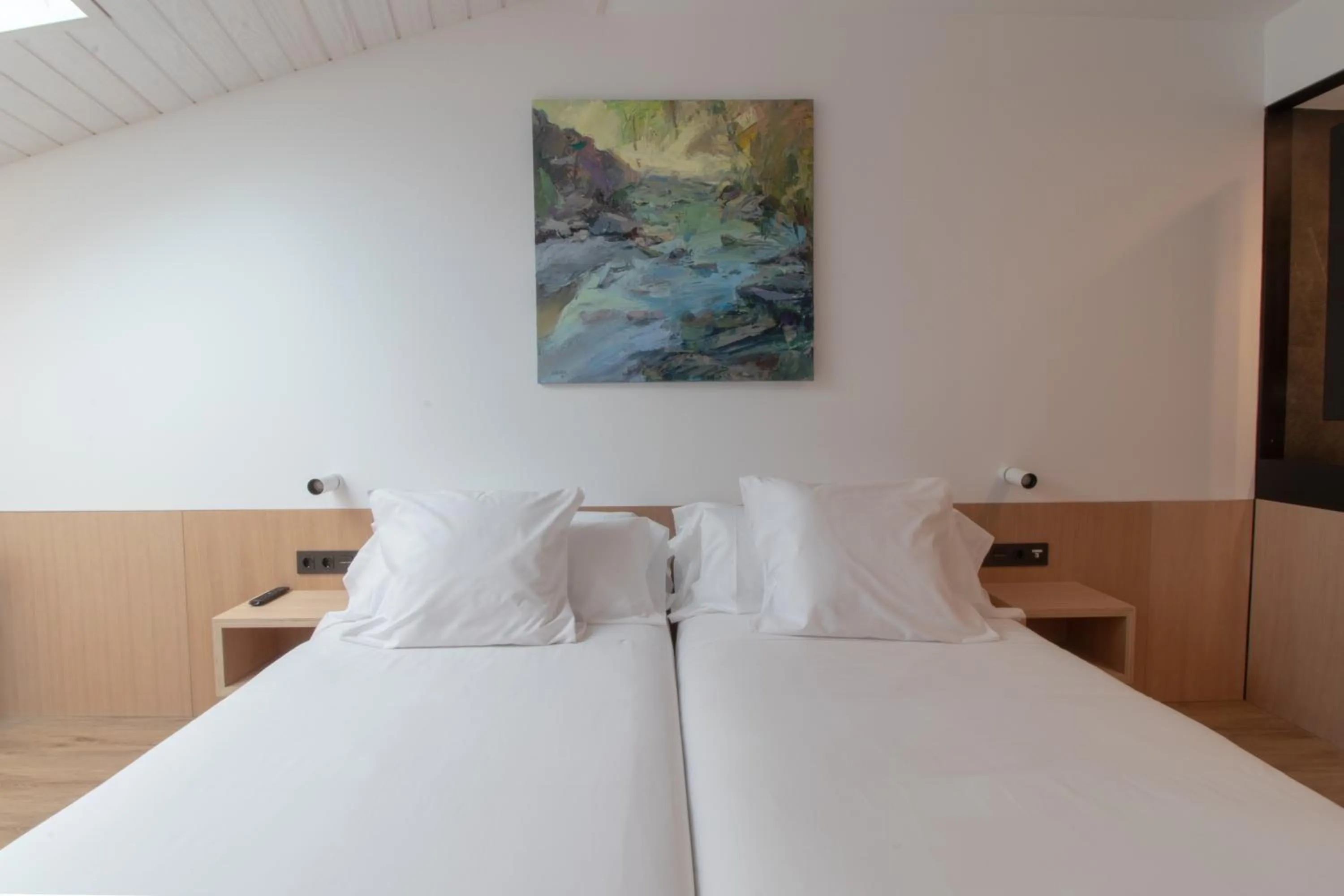 Bed in Hotel Cortabitarte