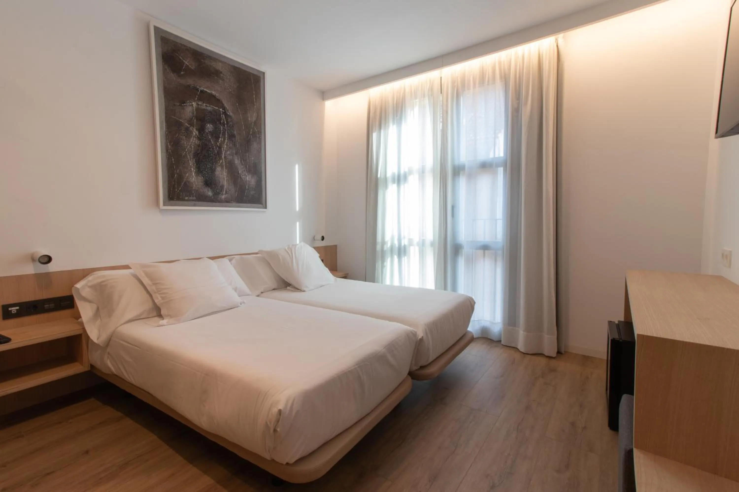 Bed in Hotel Cortabitarte