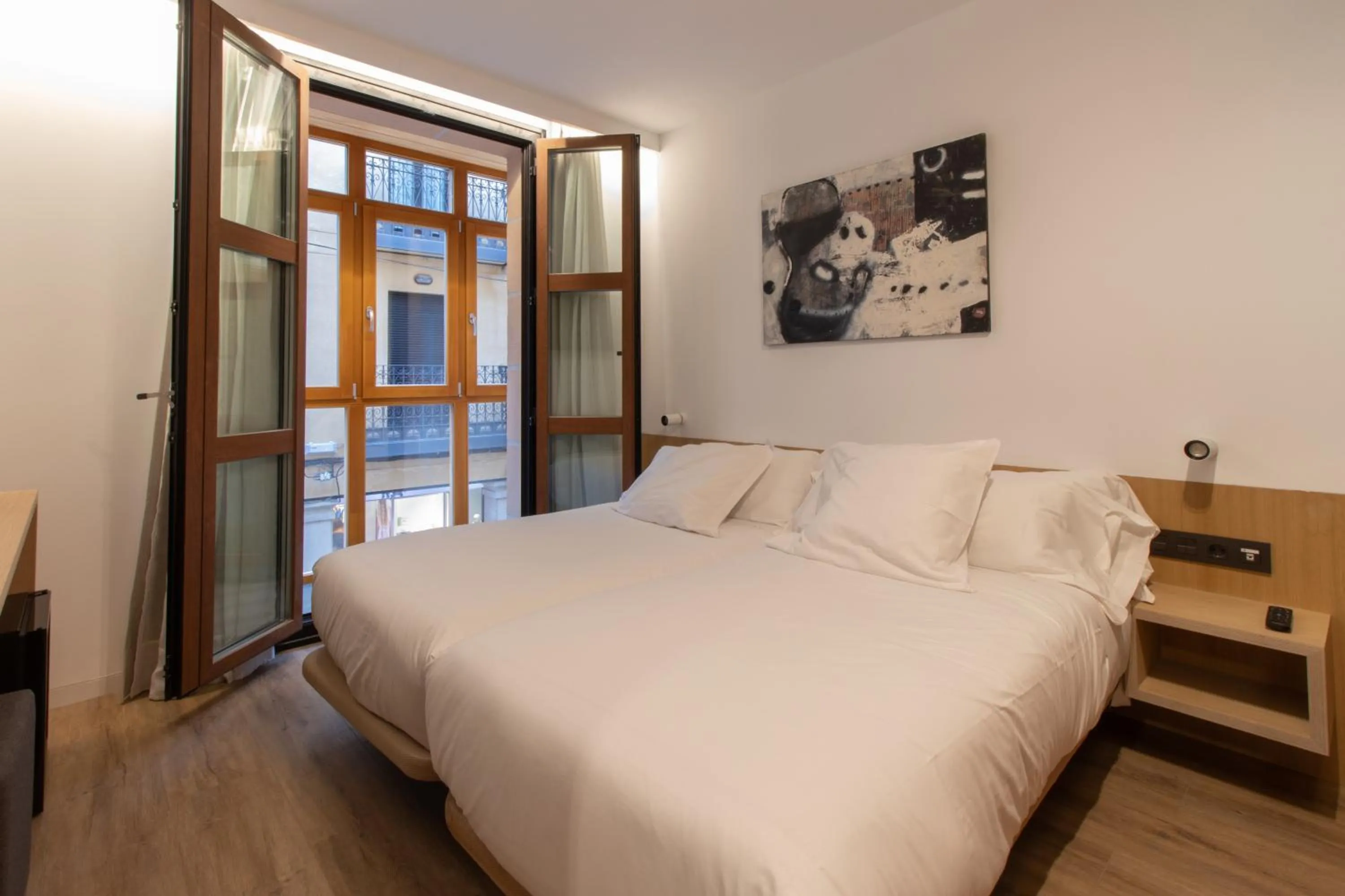 Bed in Hotel Cortabitarte