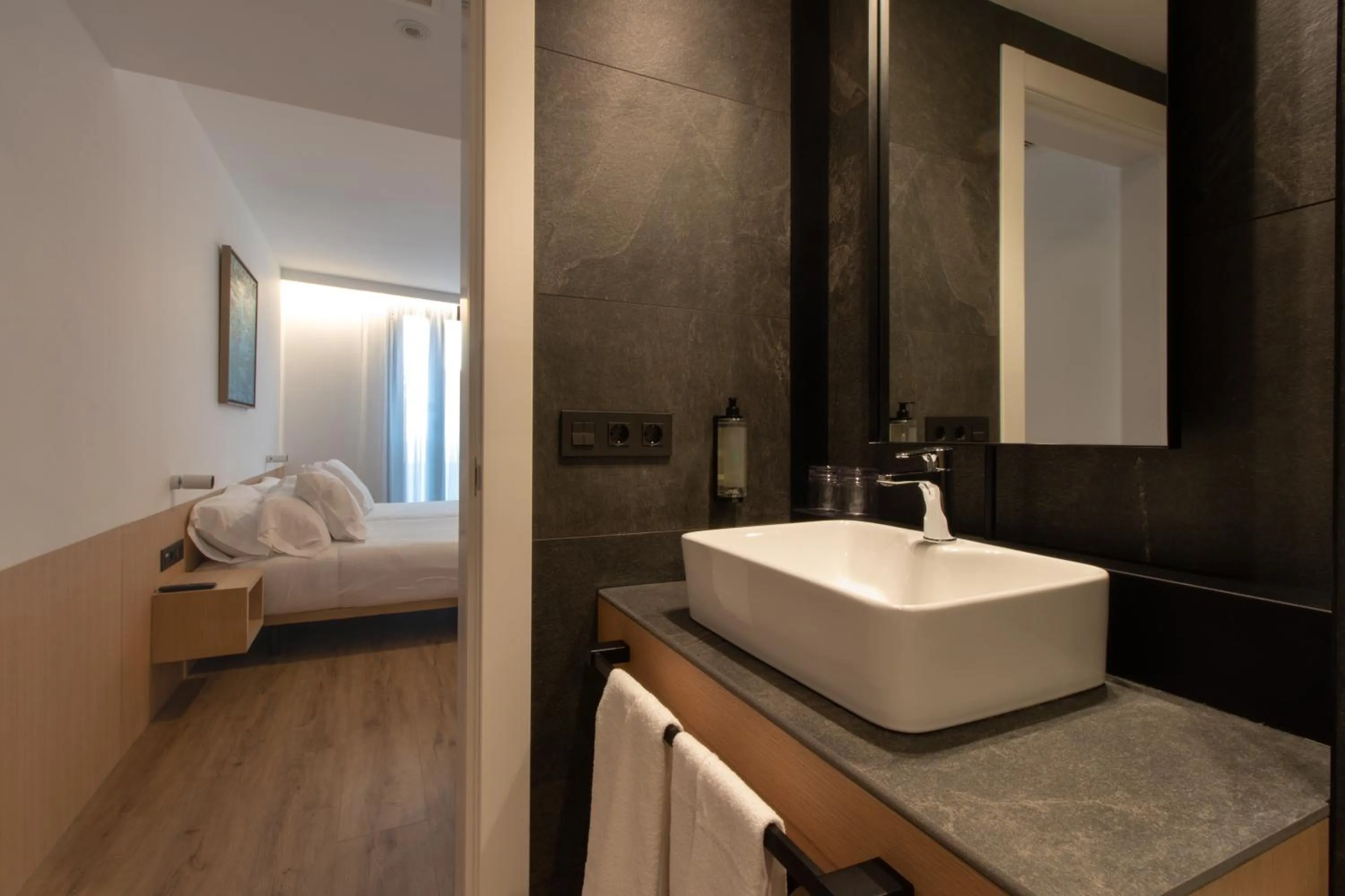 Bed in Hotel Cortabitarte