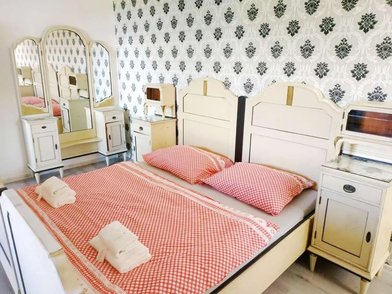 Bed in Hotel Vyhlídka